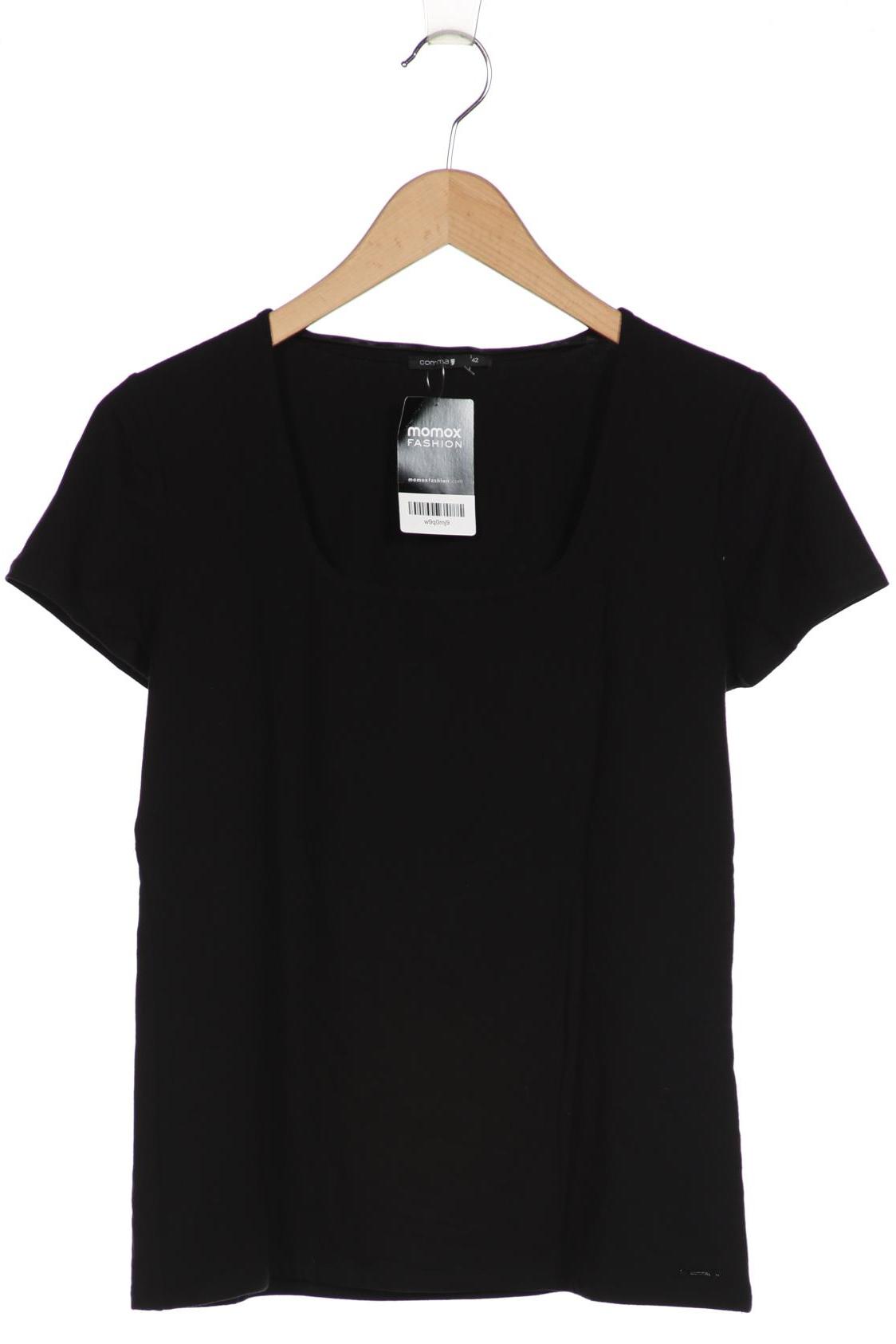 

Comma Damen T-Shirt, schwarz