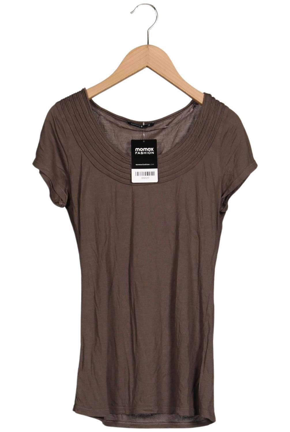 

Comma Damen T-Shirt, braun, Gr. 38