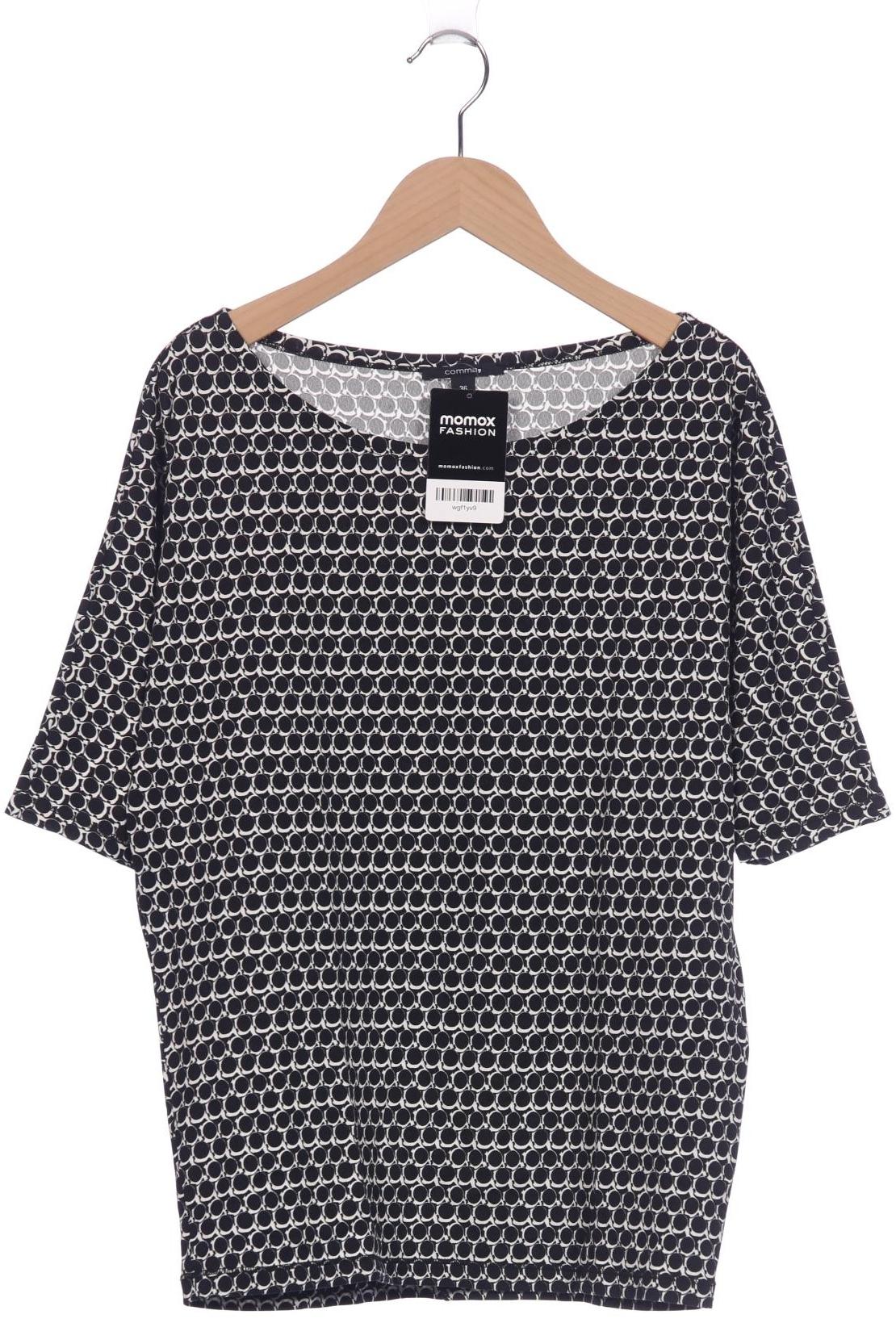 

Comma Damen T-Shirt, schwarz, Gr. 36