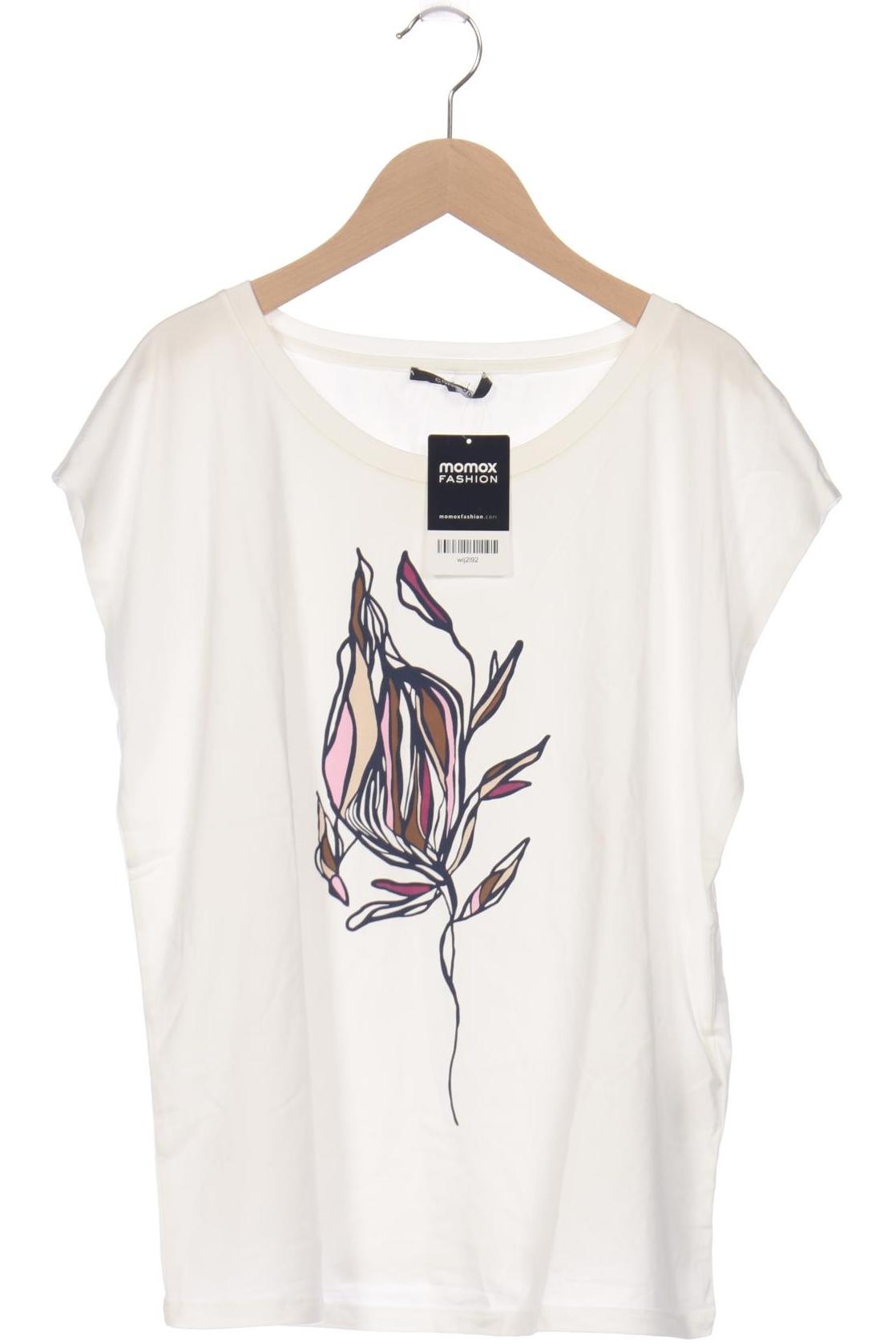 

Comma Damen T-Shirt, weiß, Gr. 38