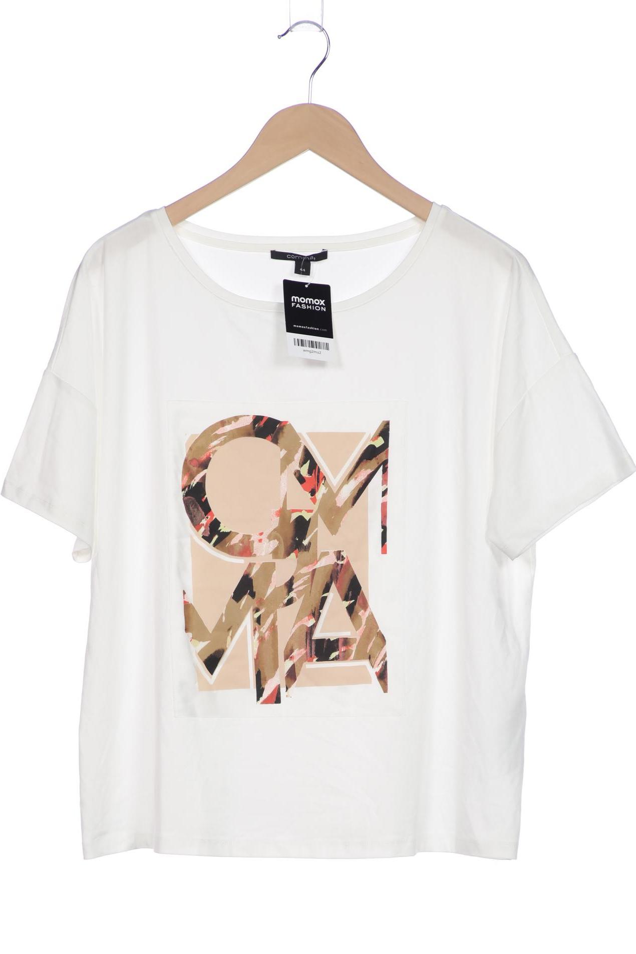 

Comma Damen T-Shirt, weiß, Gr. 44