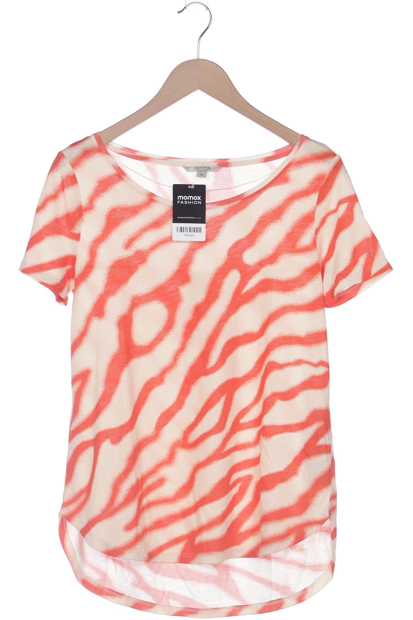 

Comma Damen T-Shirt, orange, Gr. 34