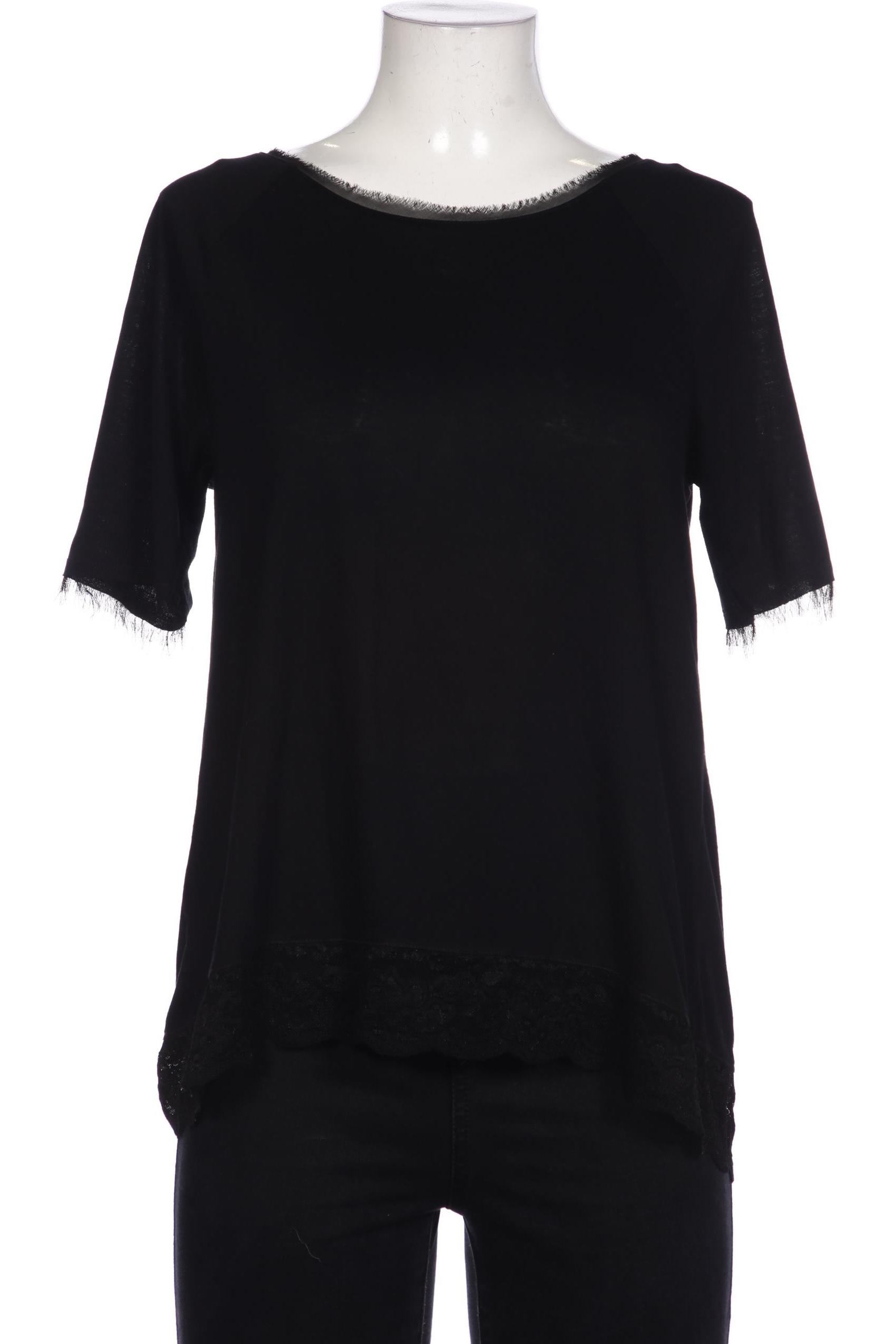 

Comma Damen T-Shirt, schwarz