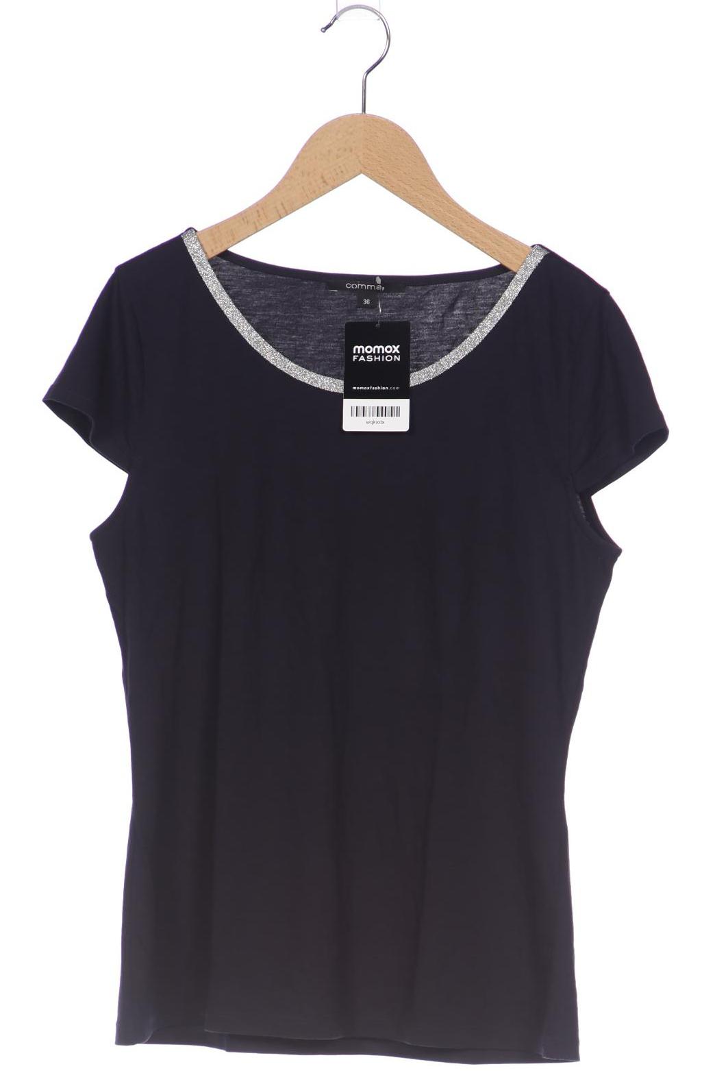 

Comma Damen T-Shirt, marineblau, Gr. 36
