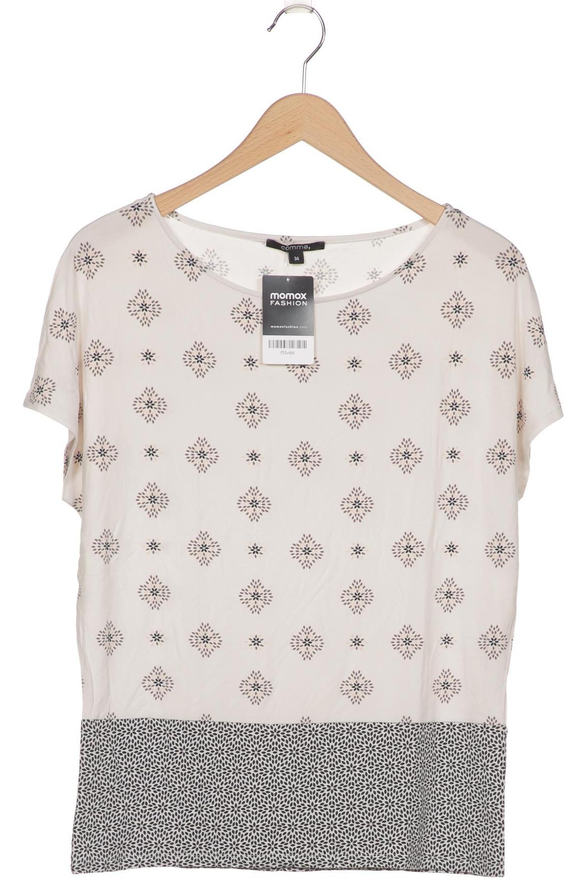 

Comma Damen T-Shirt, weiß