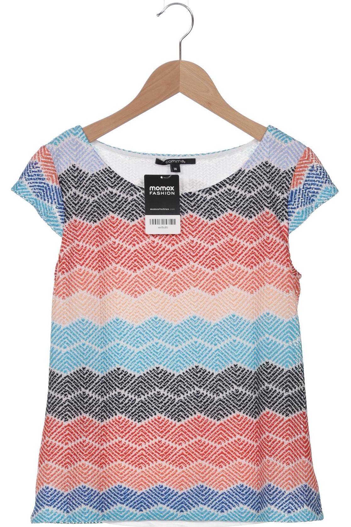 

Comma Damen T-Shirt, mehrfarbig, Gr. 36