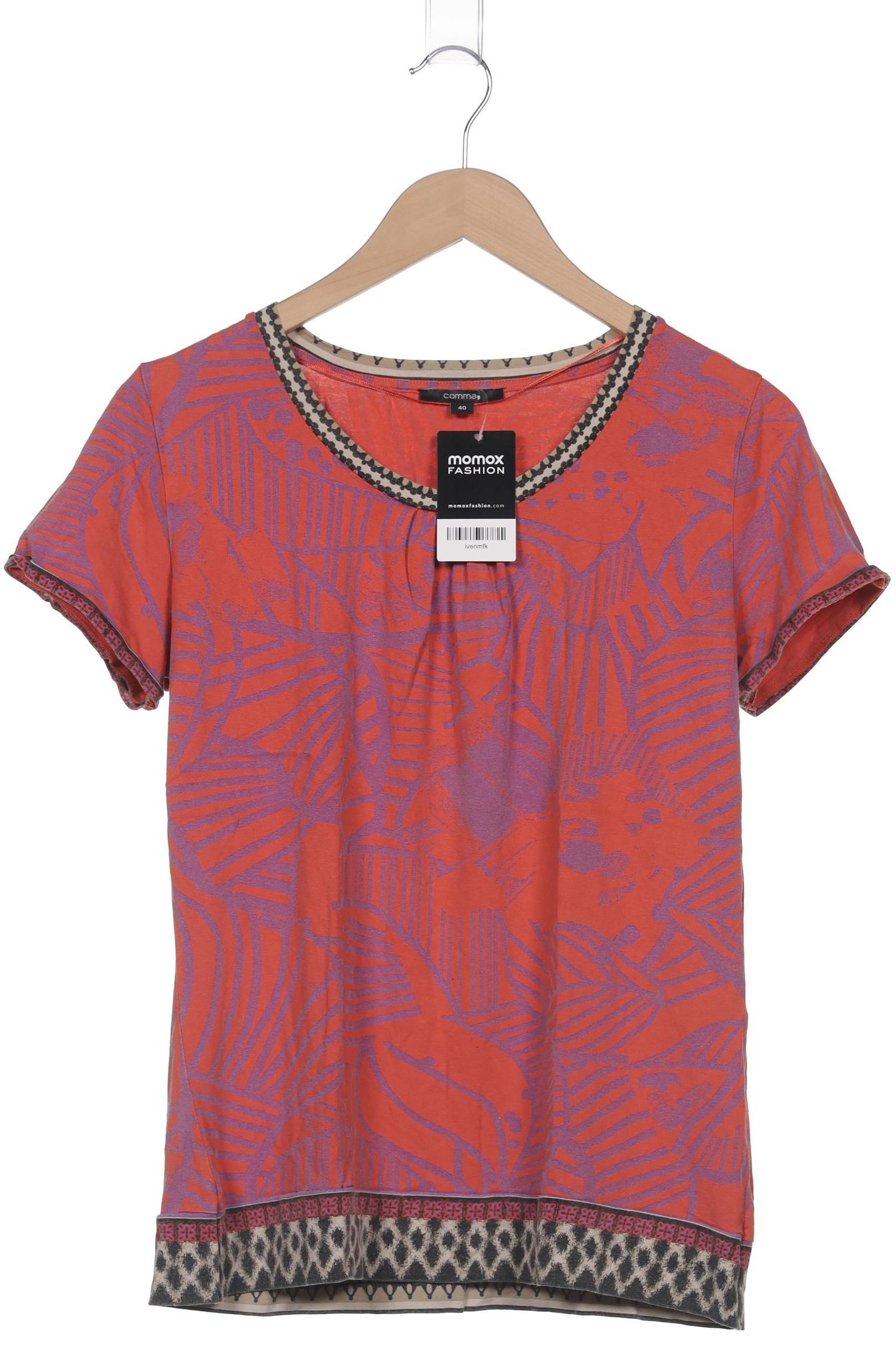 

Comma Damen T-Shirt, rot, Gr. 40