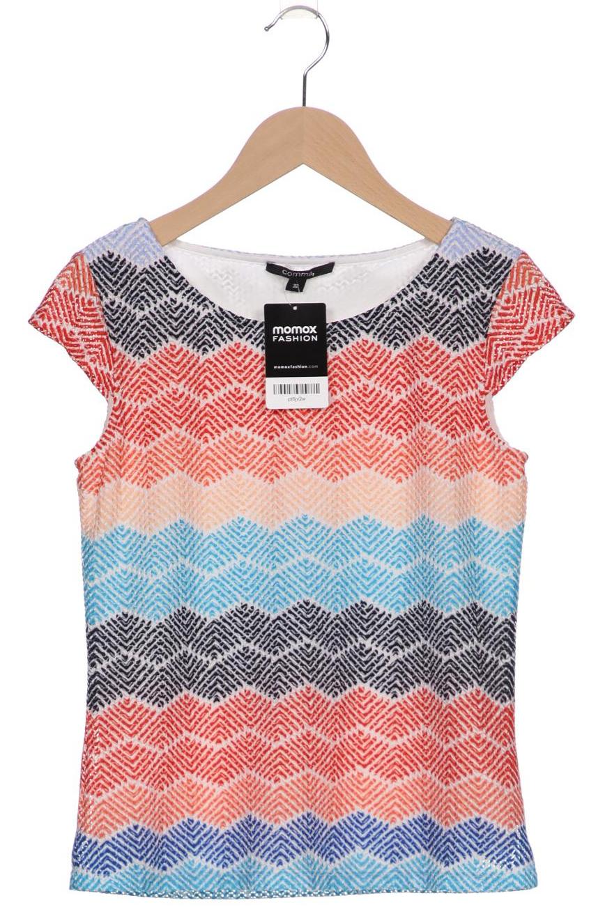 

Comma Damen T-Shirt, mehrfarbig, Gr. 32