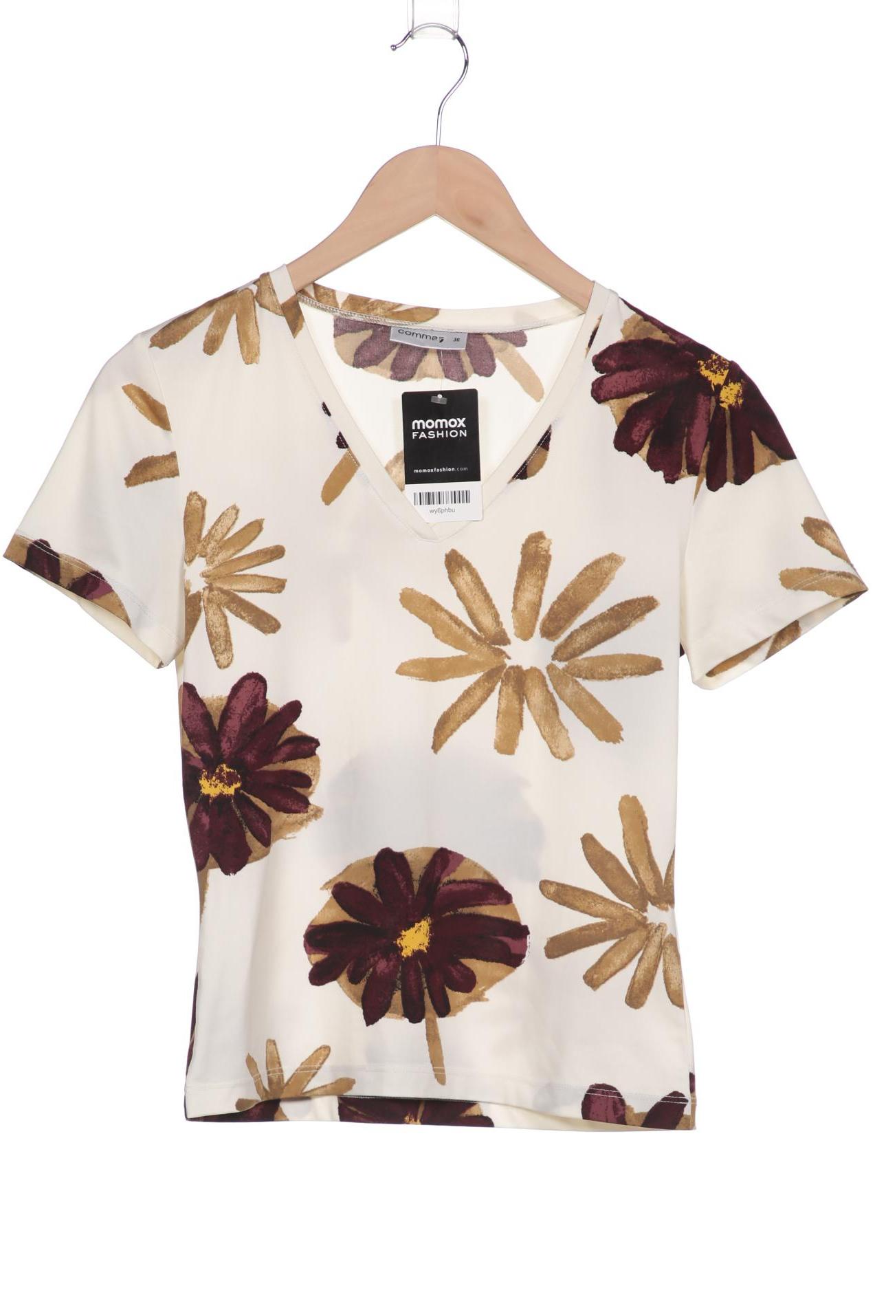 

Comma Damen T-Shirt, weiß