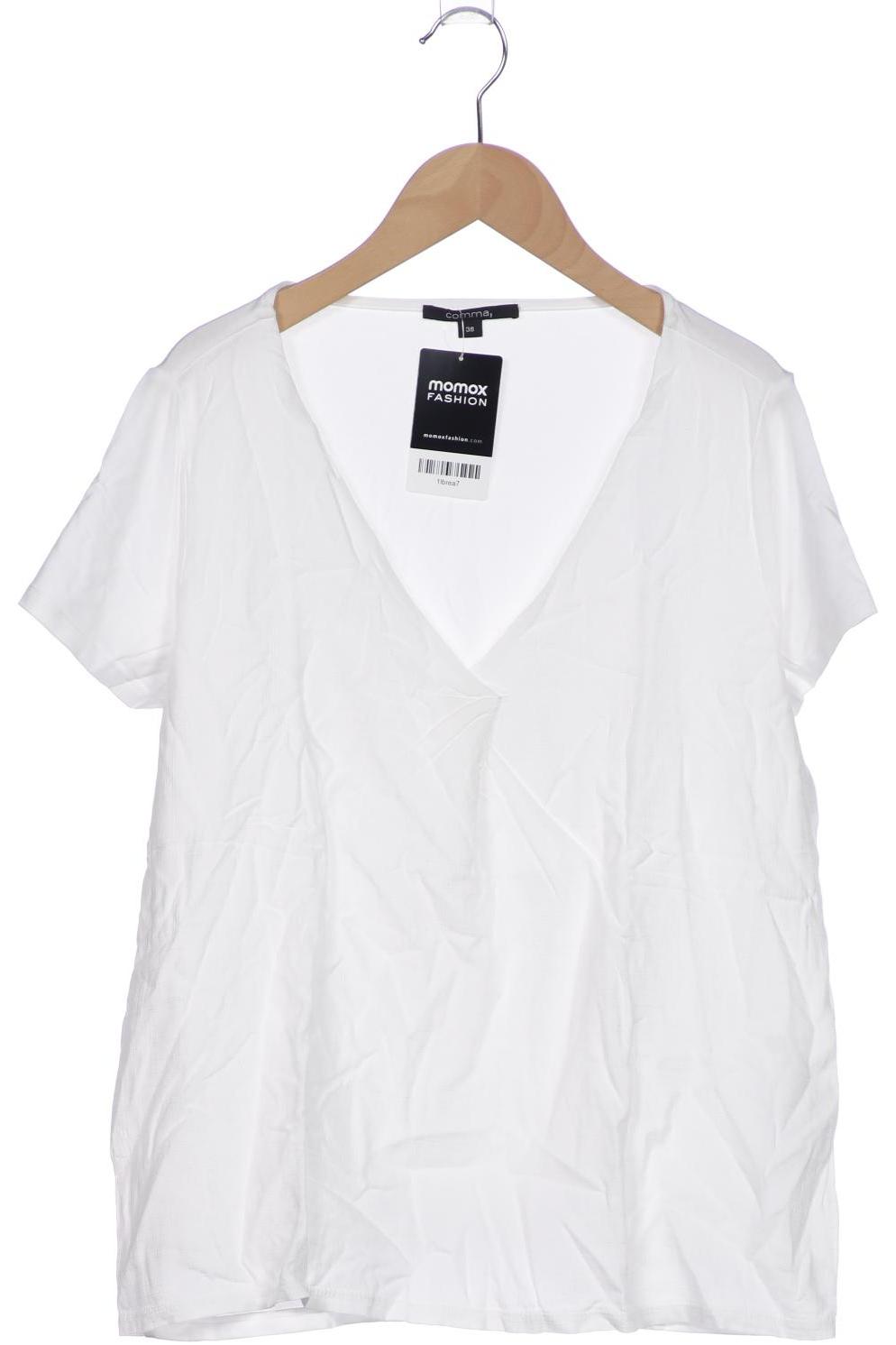 

Comma Damen T-Shirt, weiß, Gr. 38