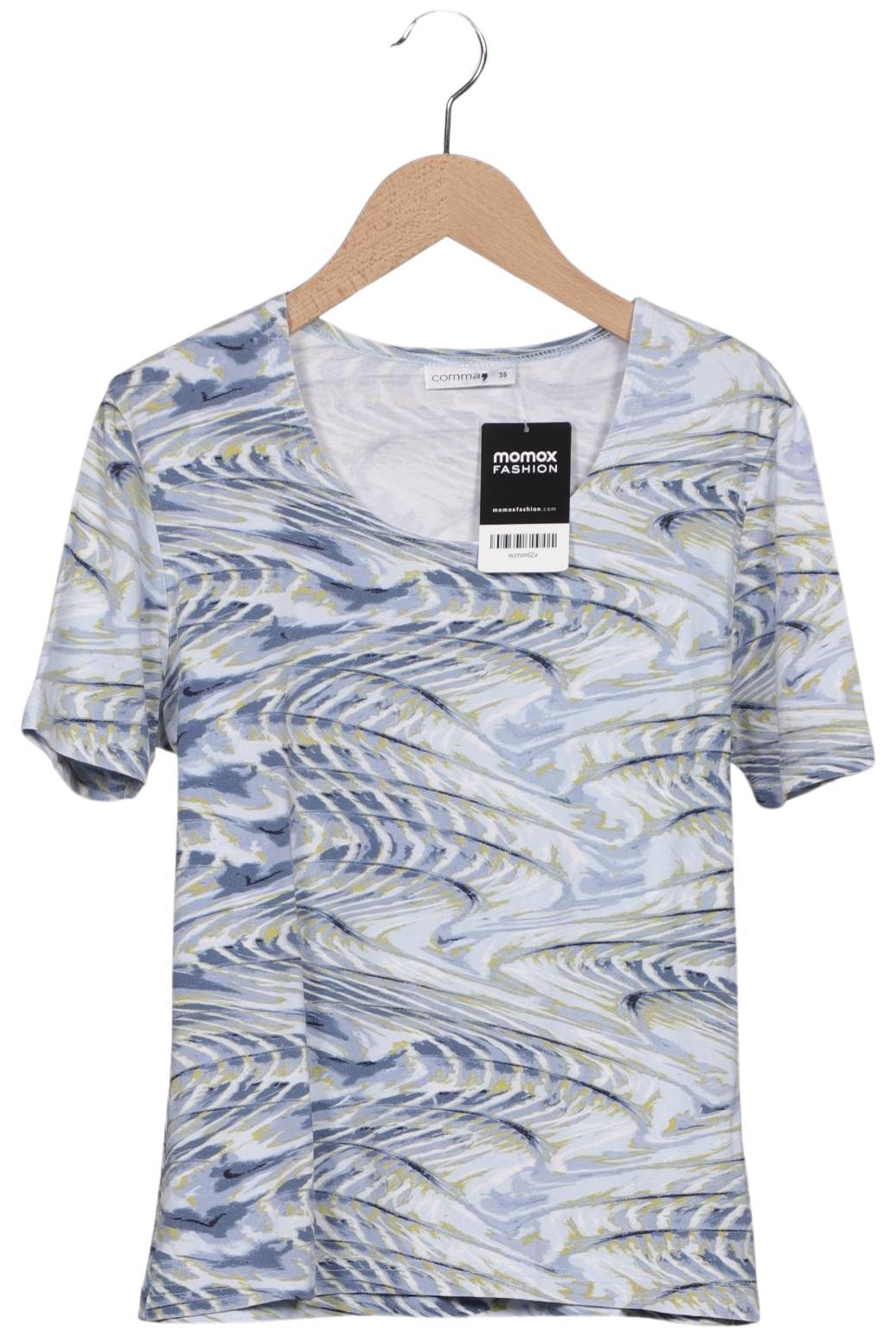 

Comma Damen T-Shirt, hellblau, Gr. 36