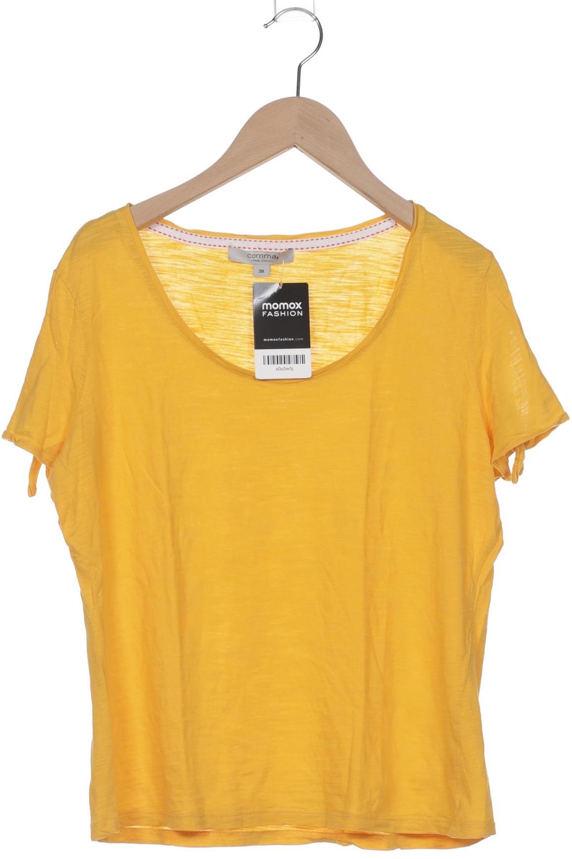 

Comma Damen T-Shirt, gelb, Gr. 38
