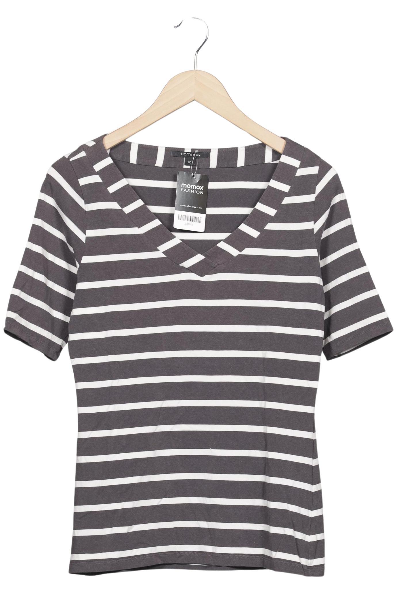 

Comma Damen T-Shirt, mehrfarbig, Gr. 40