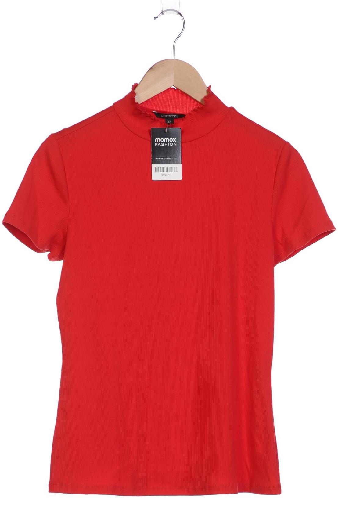 

Comma Damen T-Shirt, rot, Gr. 40