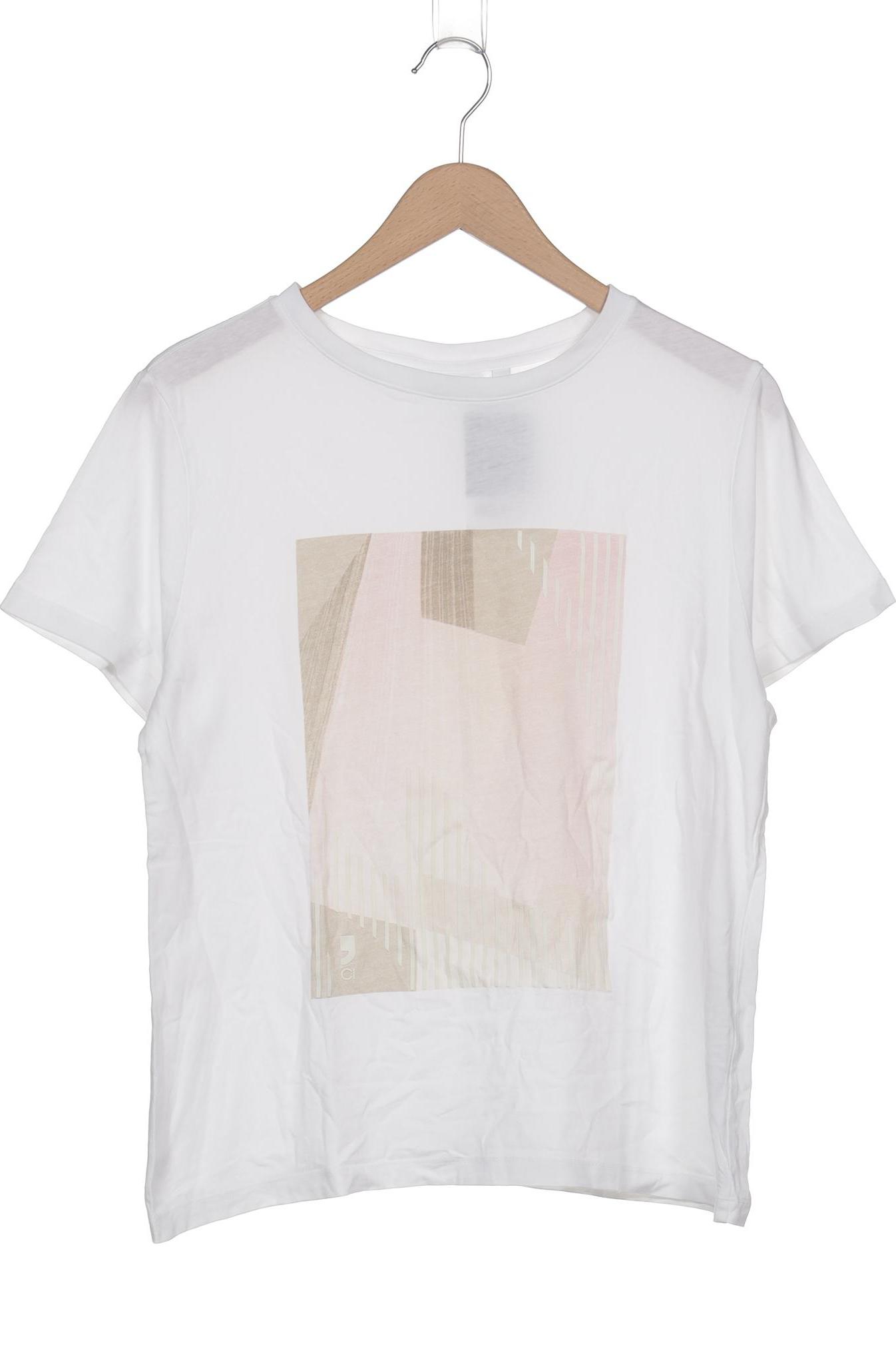 

Comma Damen T-Shirt, weiß, Gr. 40