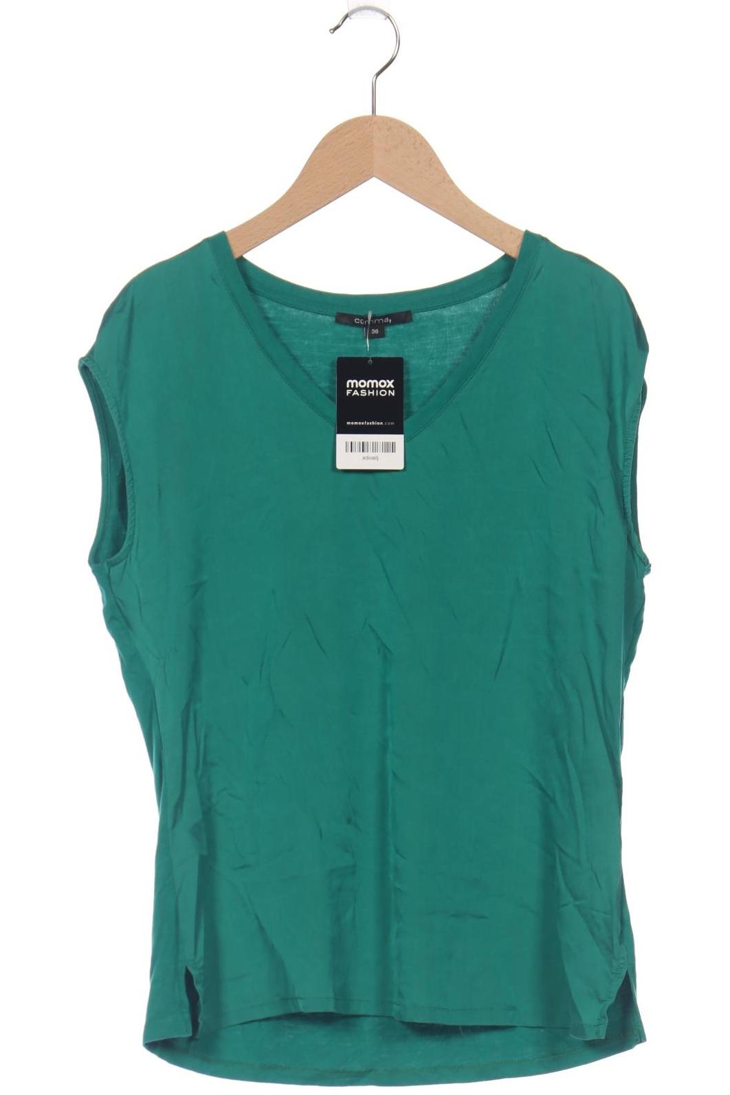 

Comma Damen T-Shirt, grün, Gr. 36