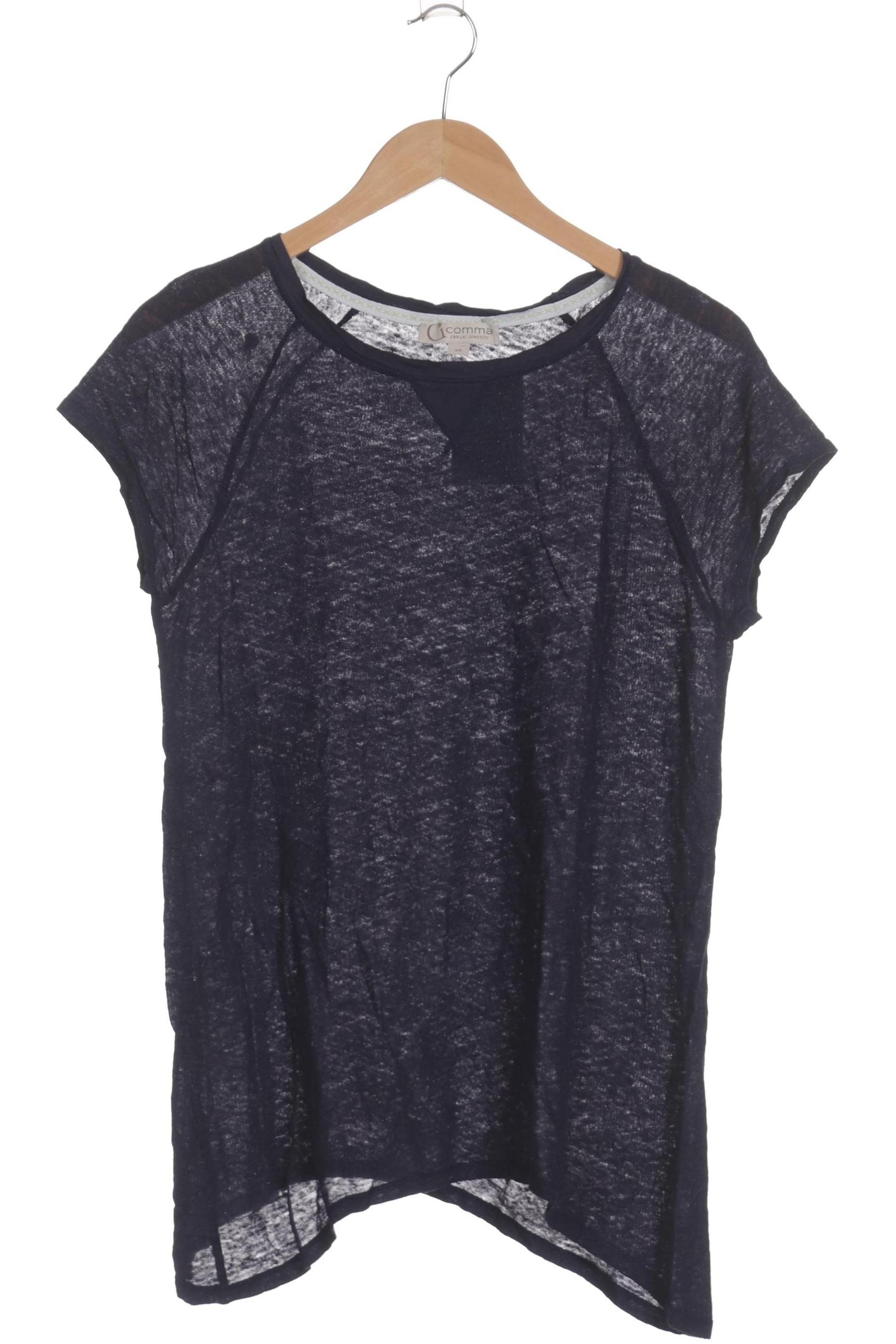 

Comma Damen T-Shirt, blau, Gr. 36