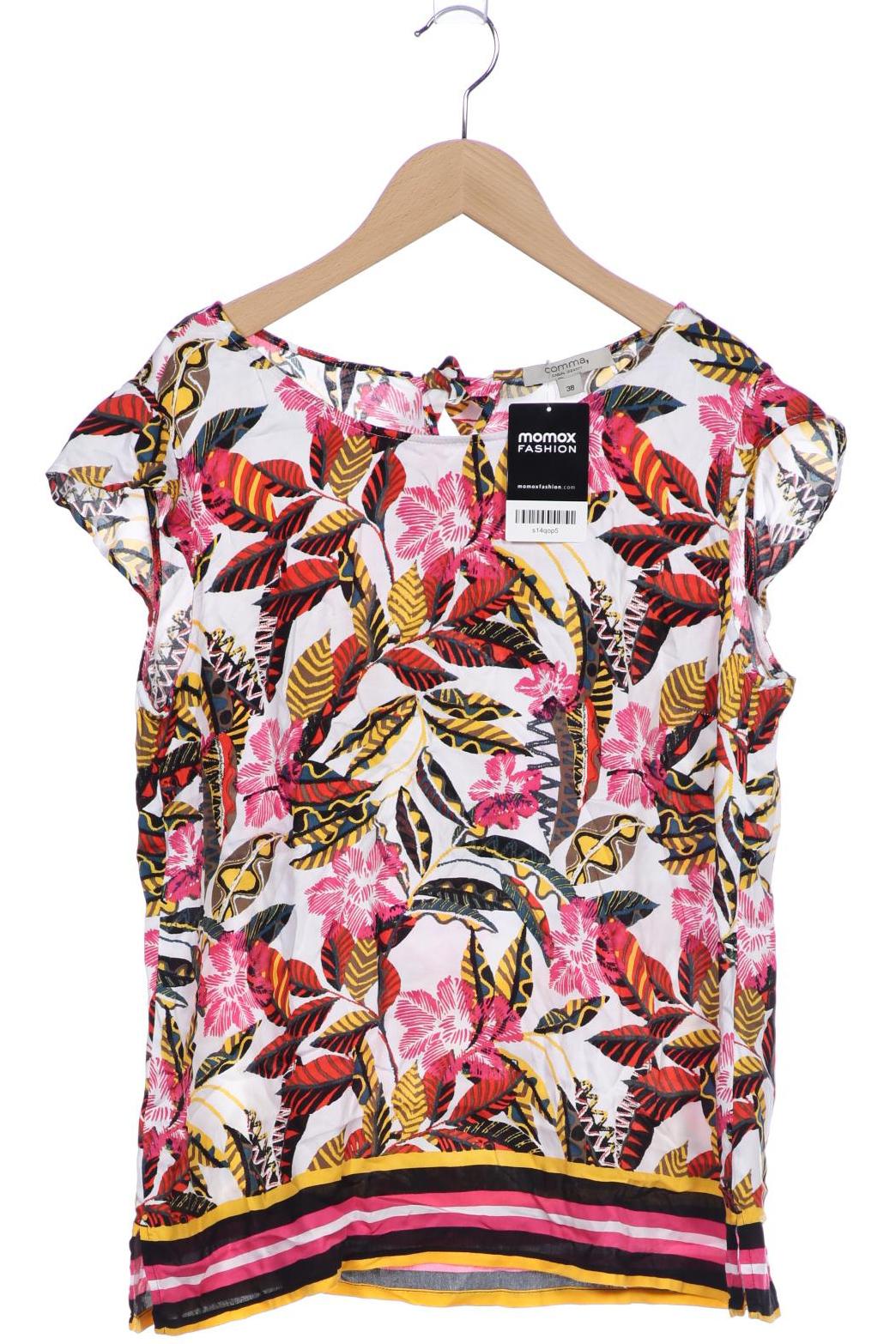 

Comma Damen T-Shirt, mehrfarbig, Gr. 38