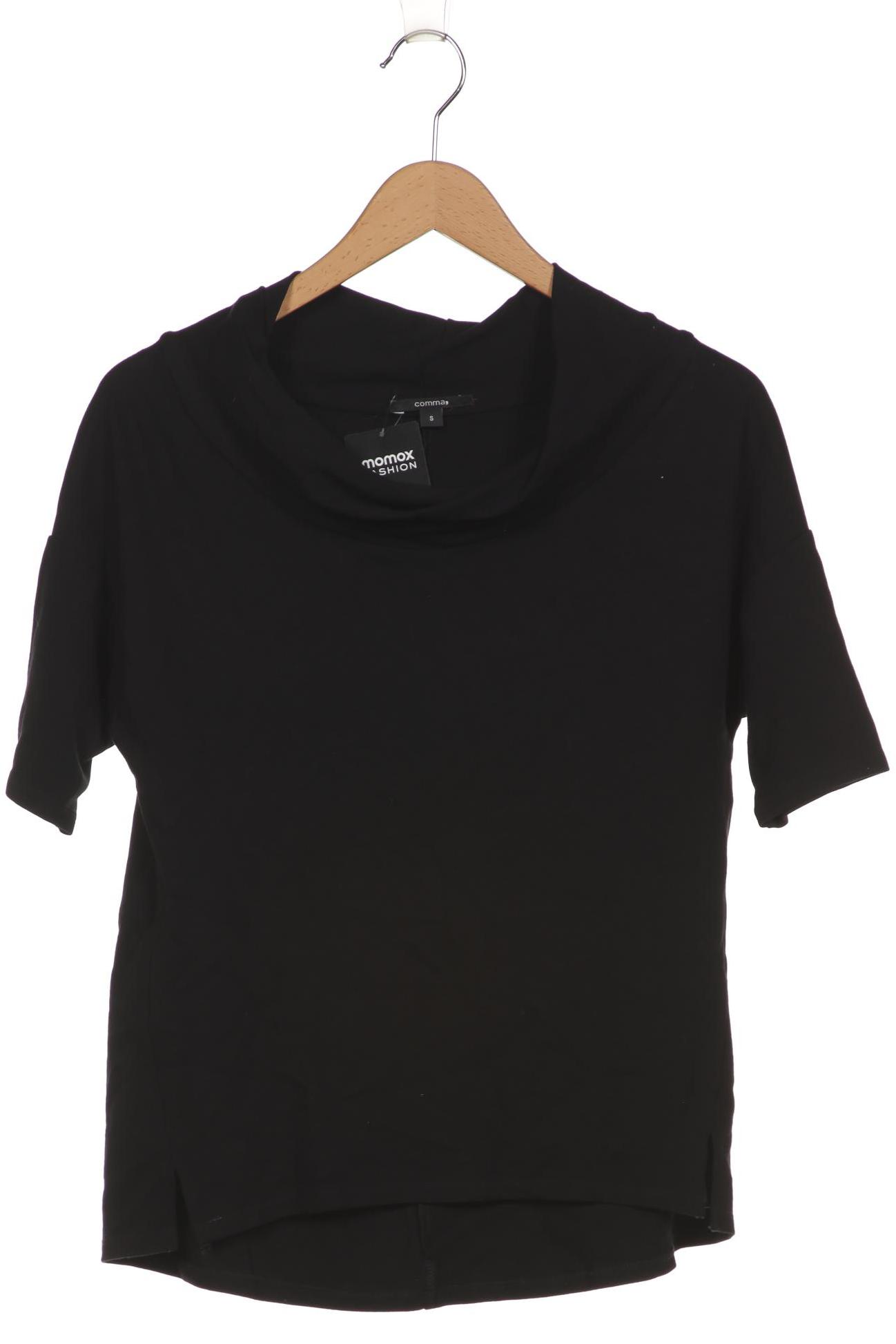 

Comma Damen T-Shirt, schwarz