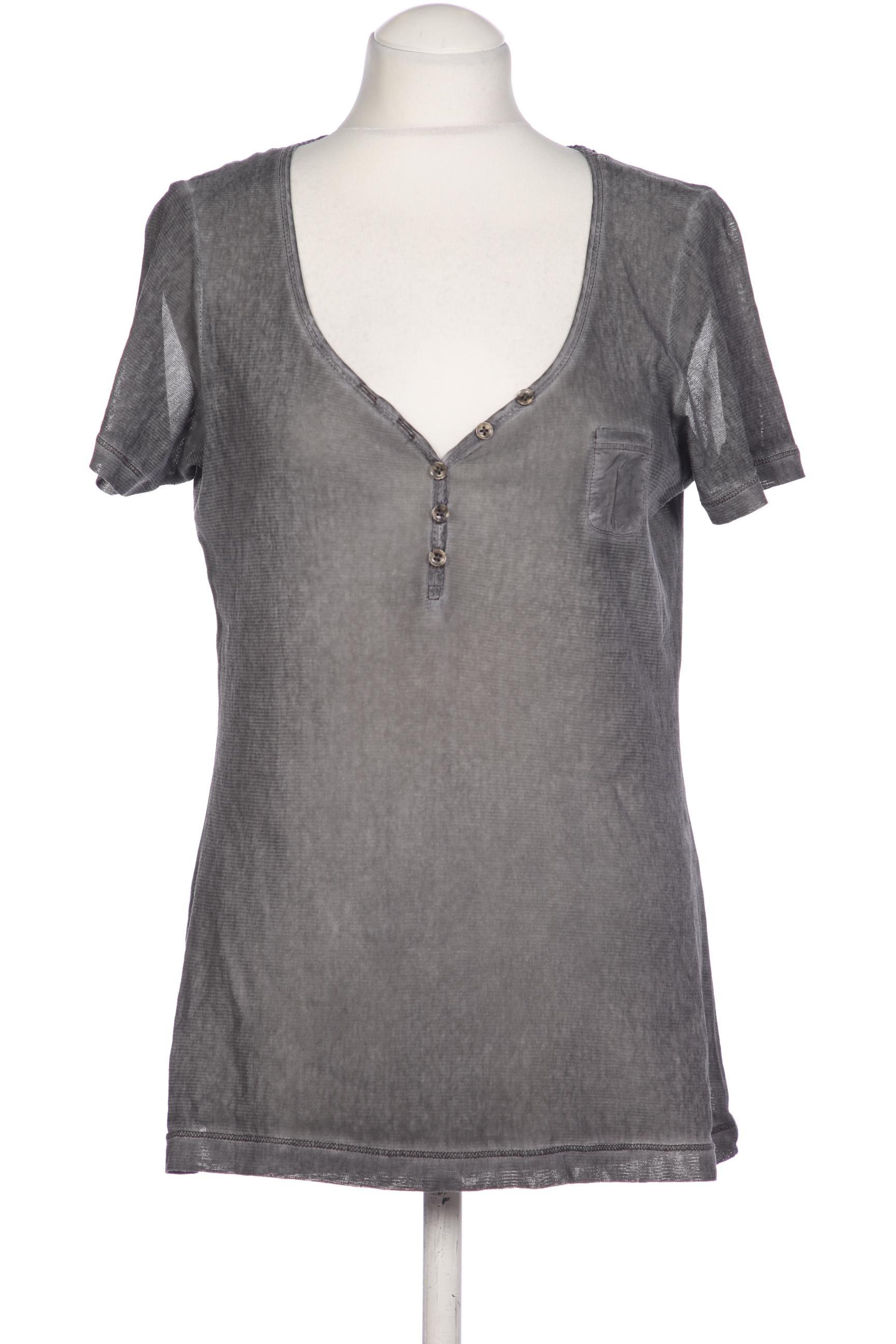

Comma Damen T-Shirt, grau, Gr. 40