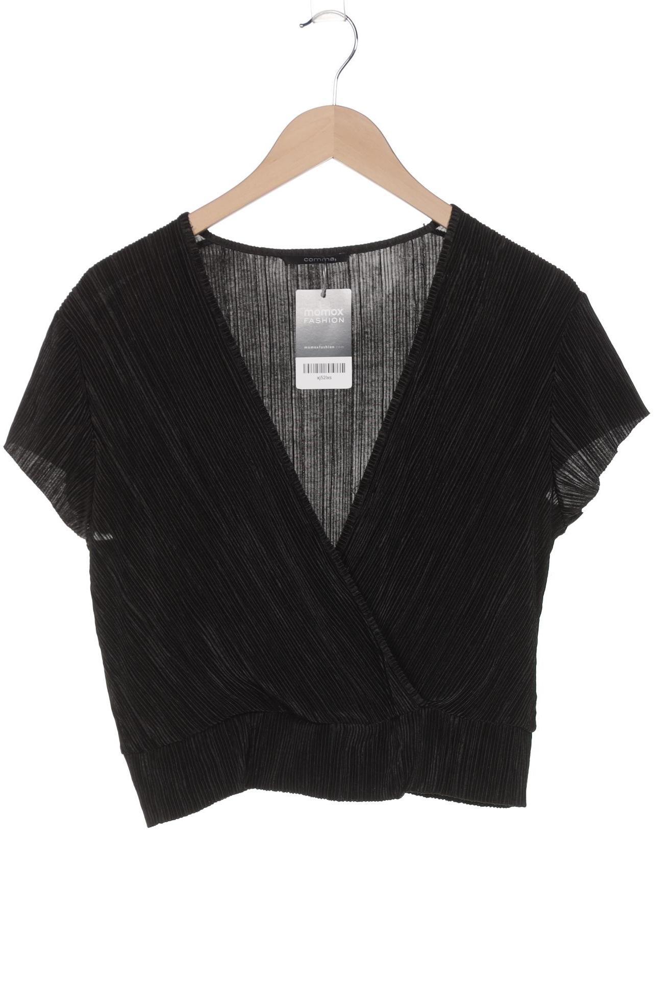 

Comma Damen T-Shirt, schwarz, Gr. 38