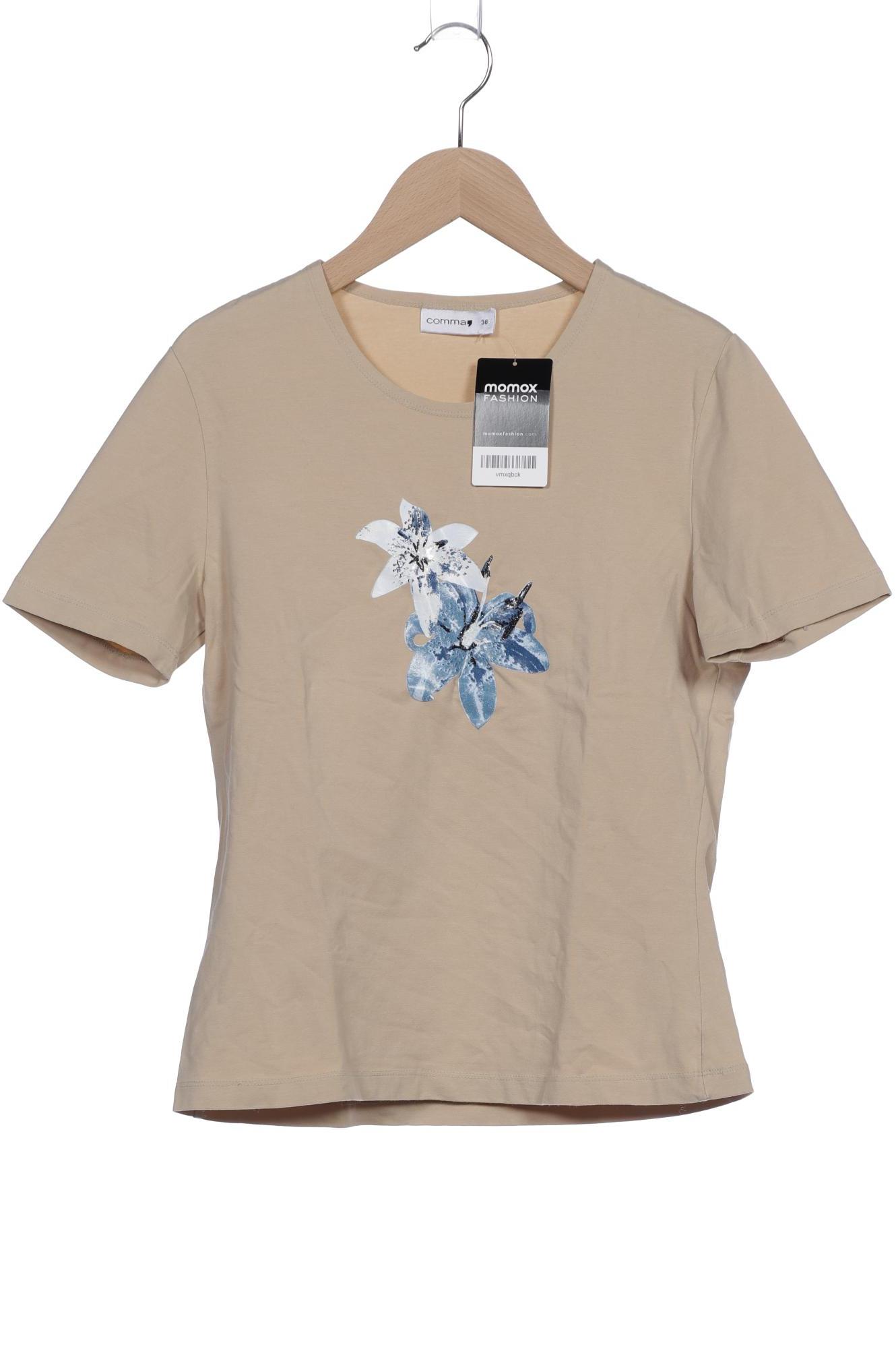 

Comma Damen T-Shirt, beige, Gr. 38