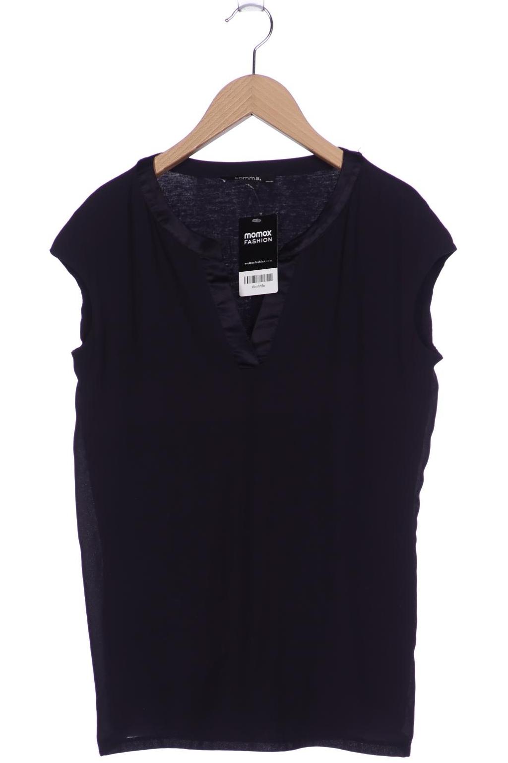 

Comma Damen T-Shirt, marineblau, Gr. 34