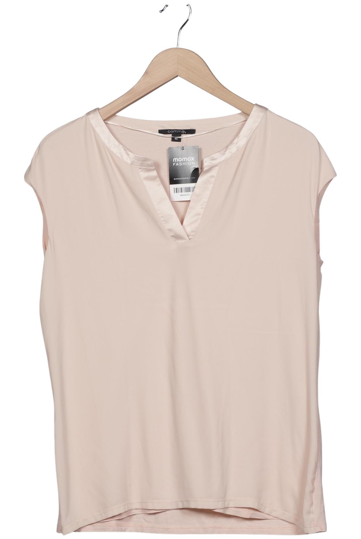 

Comma Damen T-Shirt, beige, Gr. 40