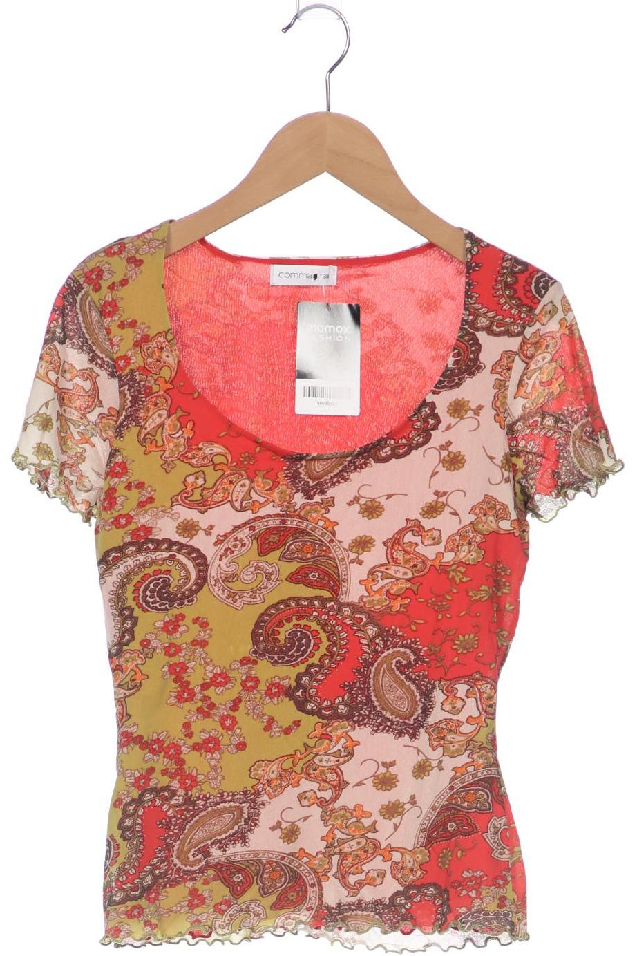 

Comma Damen T-Shirt, mehrfarbig, Gr. 38