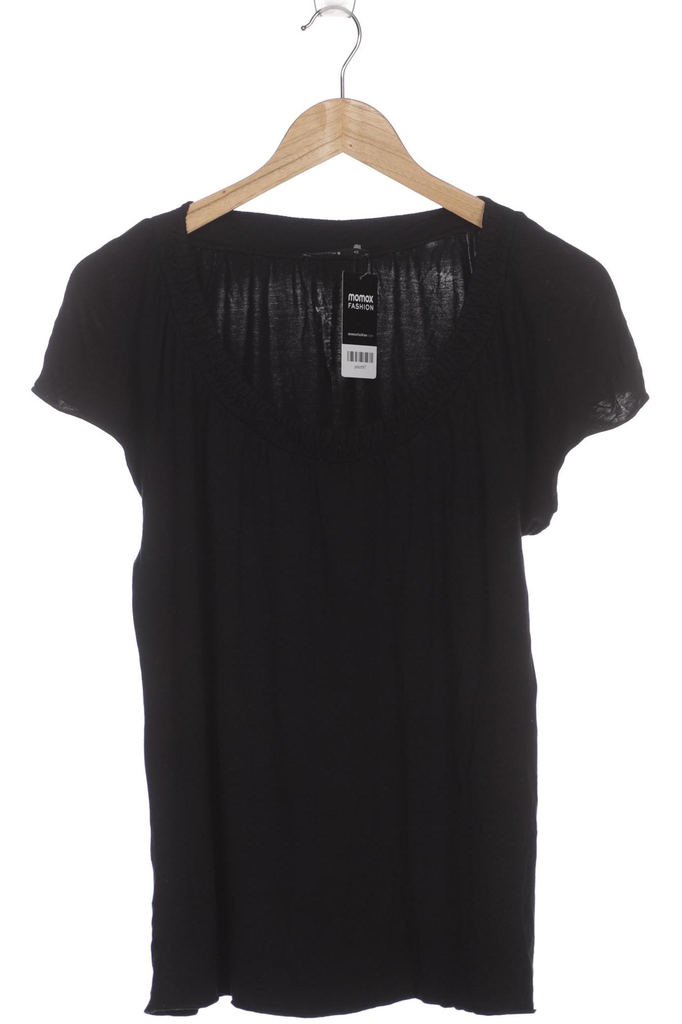 

Comma Damen T-Shirt, schwarz, Gr. 42