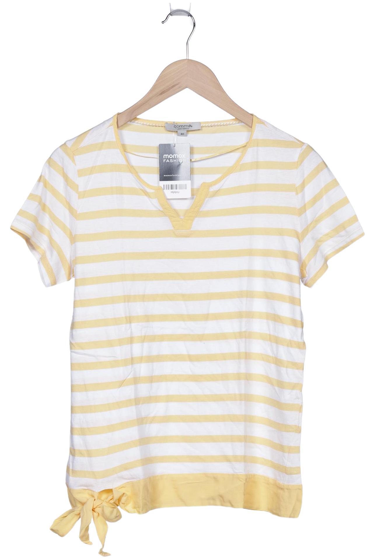 

Comma Damen T-Shirt, gelb, Gr. 40