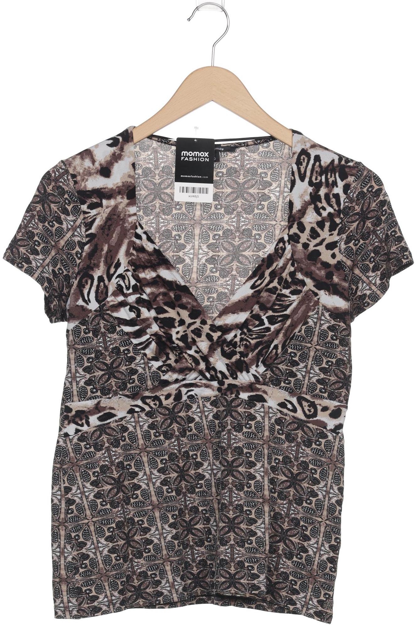 

Comma Damen T-Shirt, braun, Gr. 40
