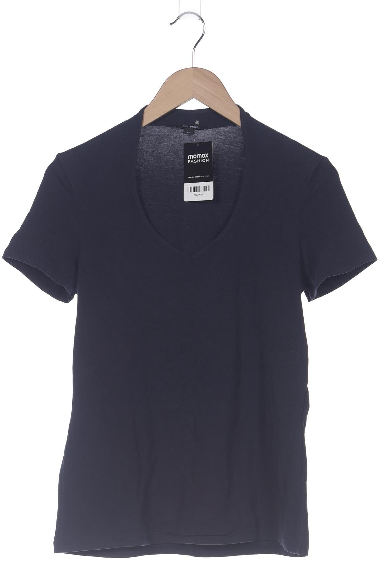 

Comma Damen T-Shirt, marineblau, Gr. 42