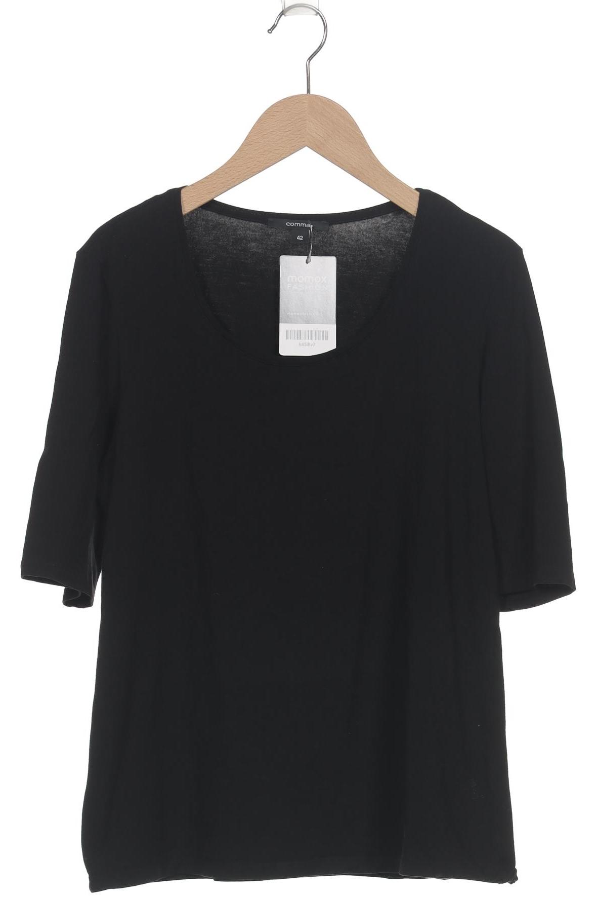 

Comma Damen T-Shirt, schwarz, Gr. 42