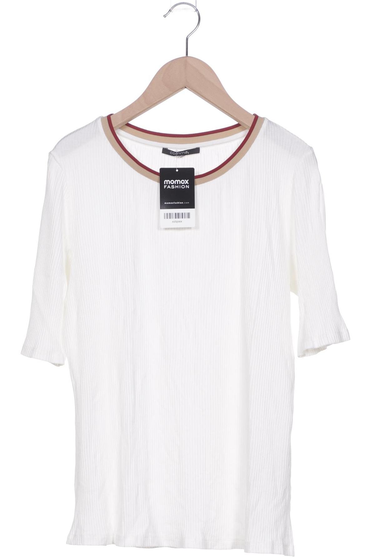 

Comma Damen T-Shirt, weiß, Gr. 42