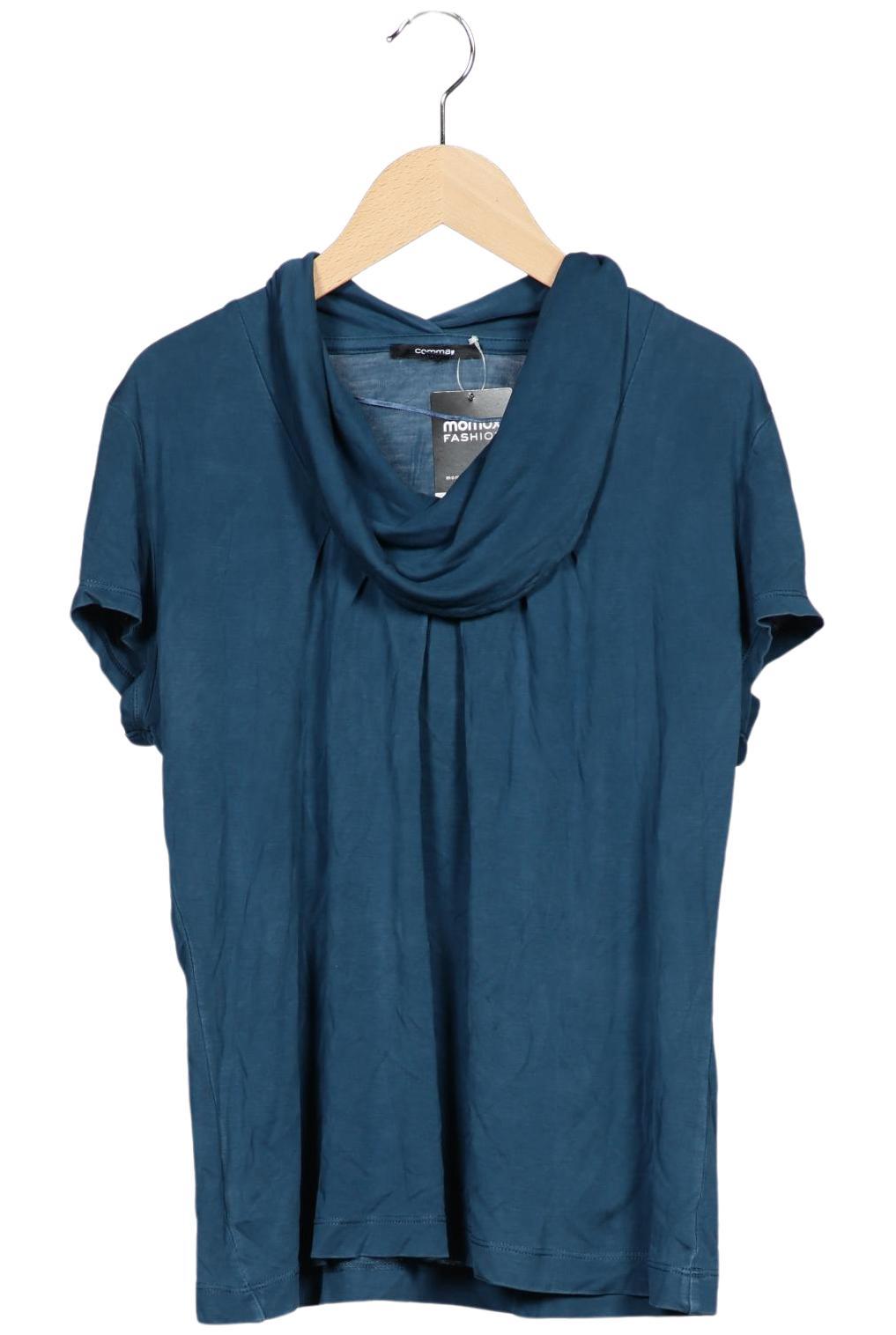 

Comma Damen T-Shirt, türkis, Gr. 40