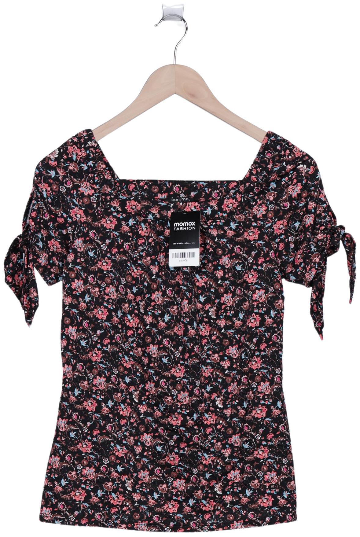

Comma Damen T-Shirt, mehrfarbig, Gr. 34