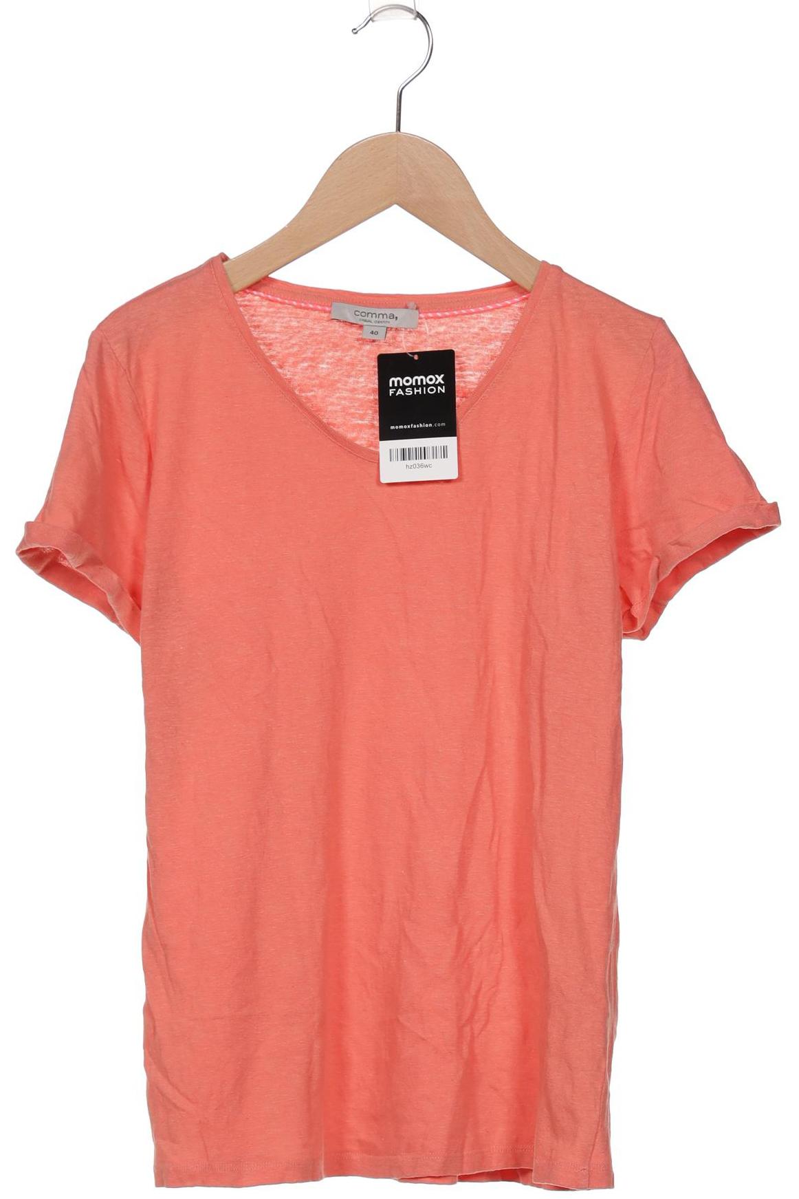 

Comma Damen T-Shirt, orange, Gr. 40