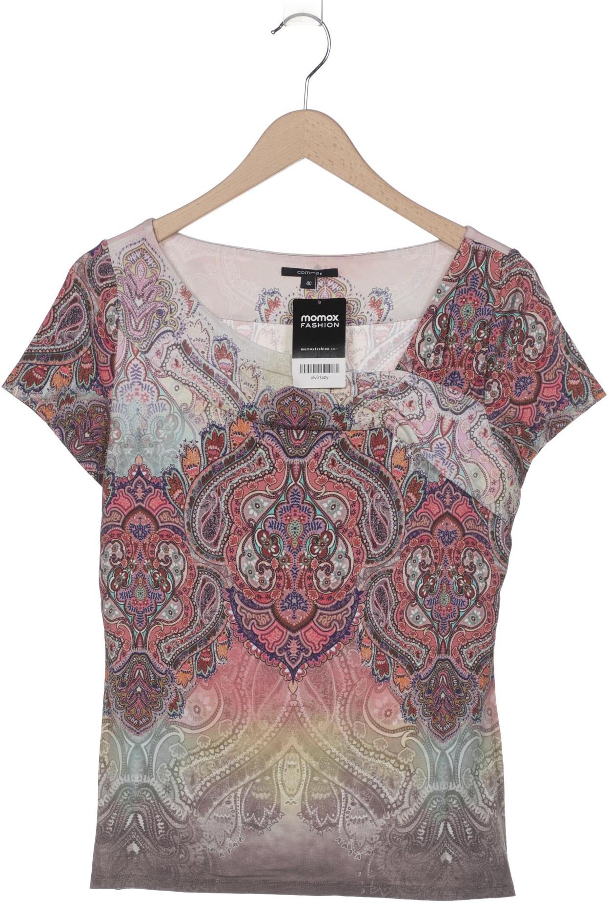 

Comma Damen T-Shirt, mehrfarbig, Gr. 40