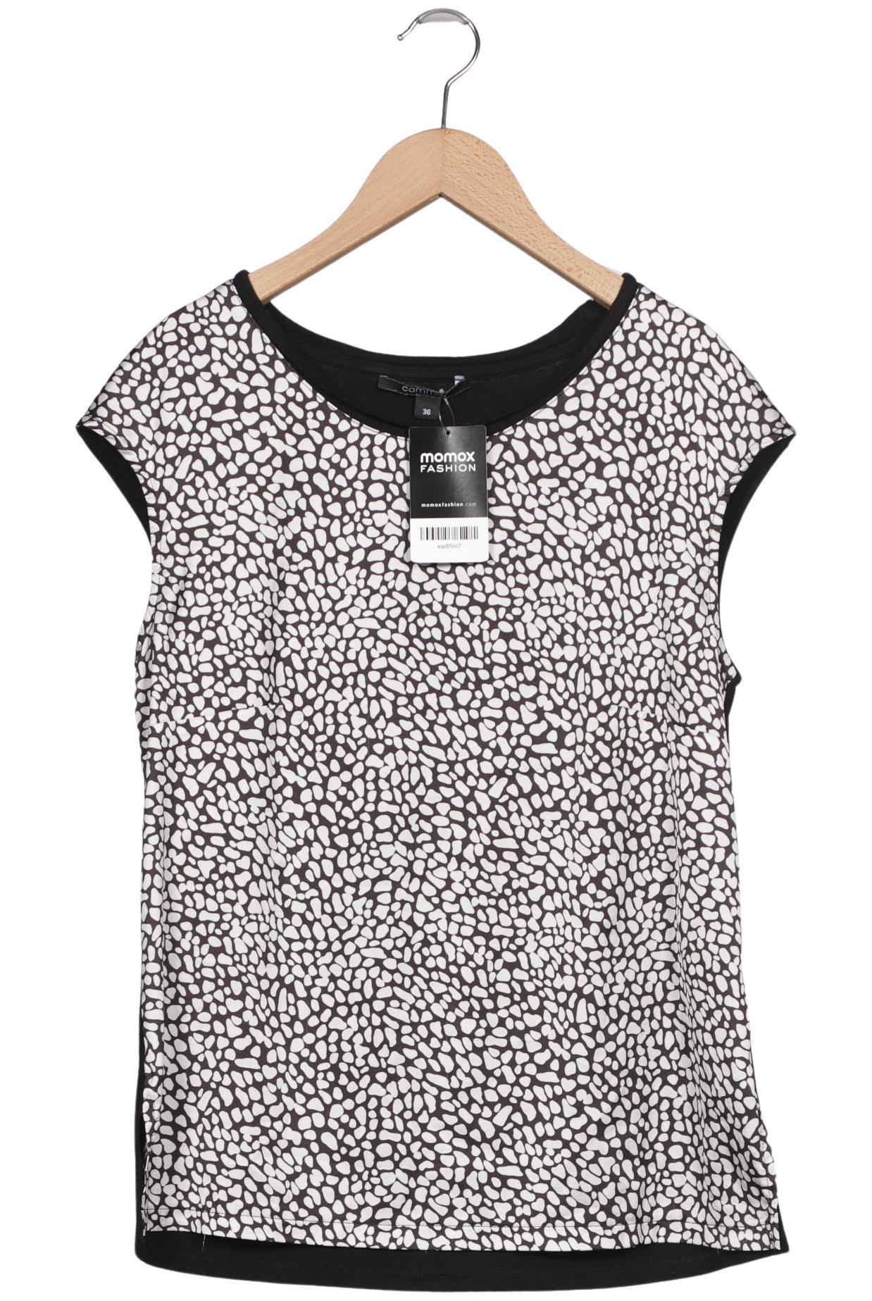

Comma Damen T-Shirt, schwarz, Gr. 36