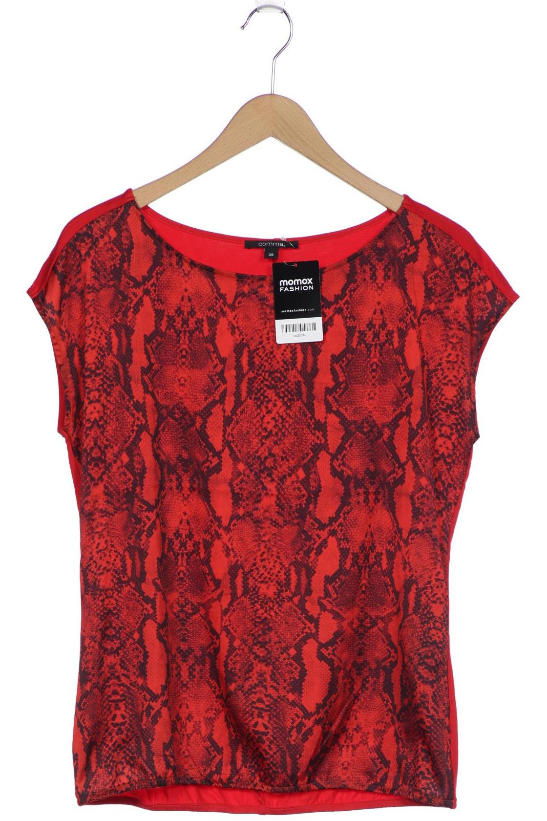 

Comma Damen T-Shirt, rot, Gr. 38