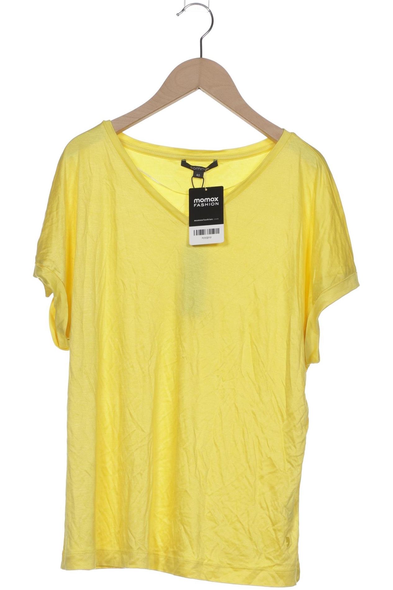 

Comma Damen T-Shirt, gelb, Gr. 40