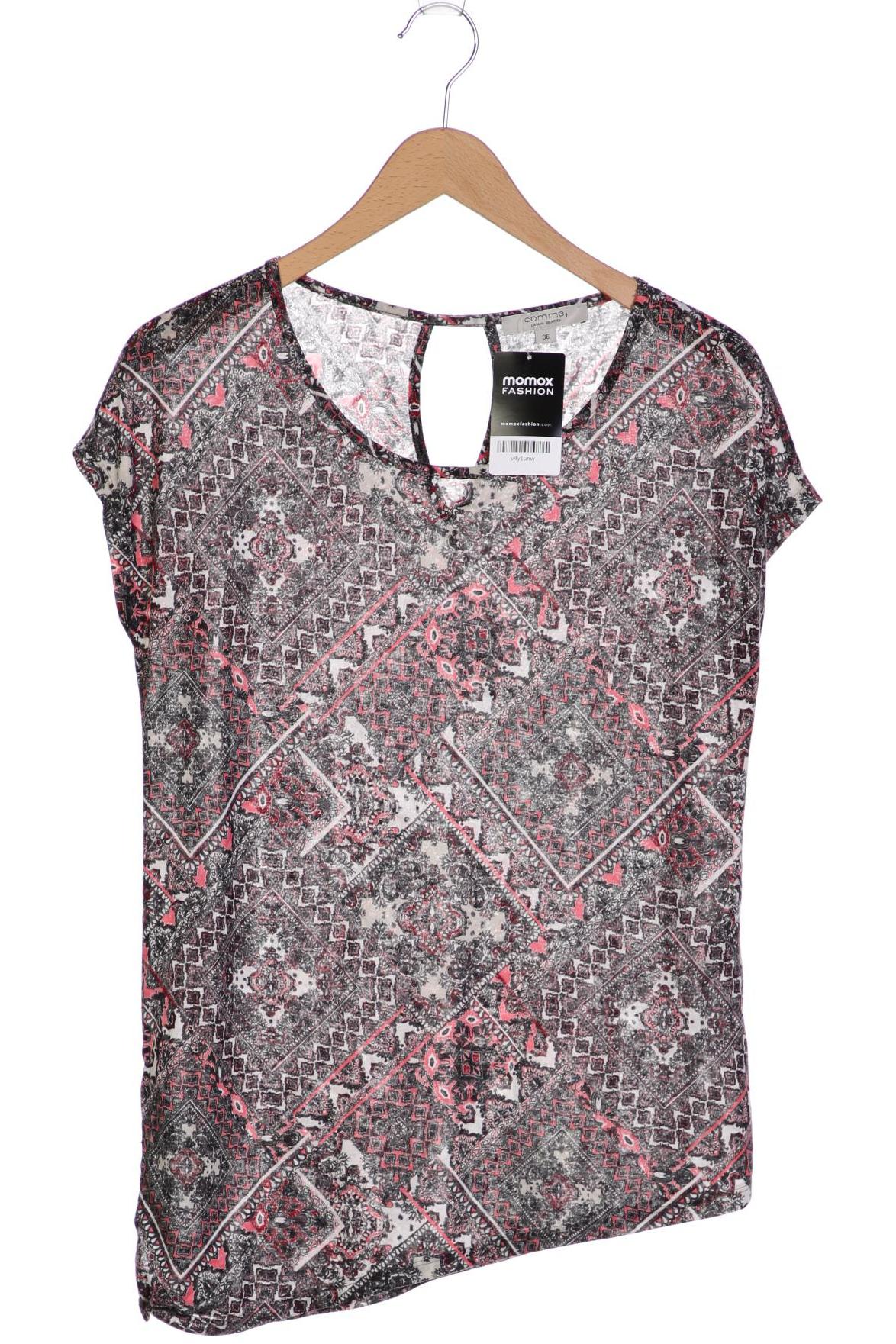 

Comma Damen T-Shirt, schwarz