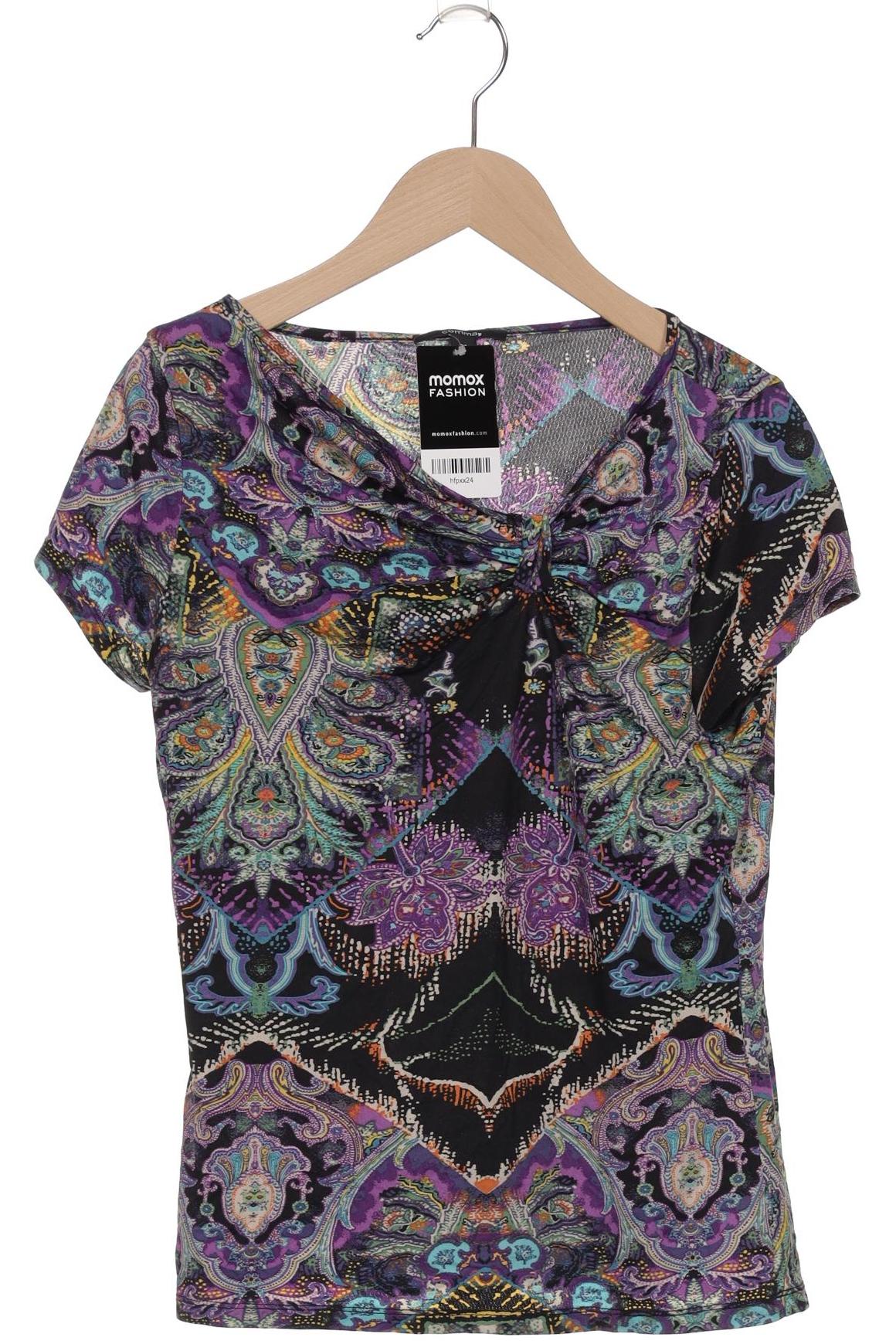 

Comma Damen T-Shirt, schwarz, Gr. 38