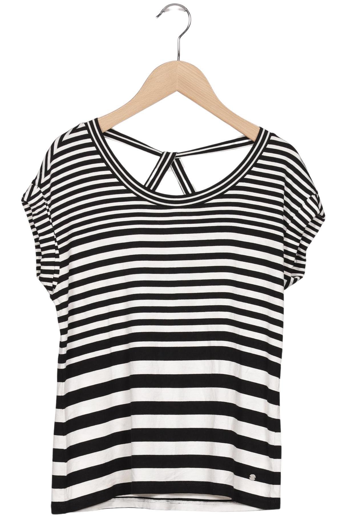 

Comma Damen T-Shirt, schwarz, Gr. 34