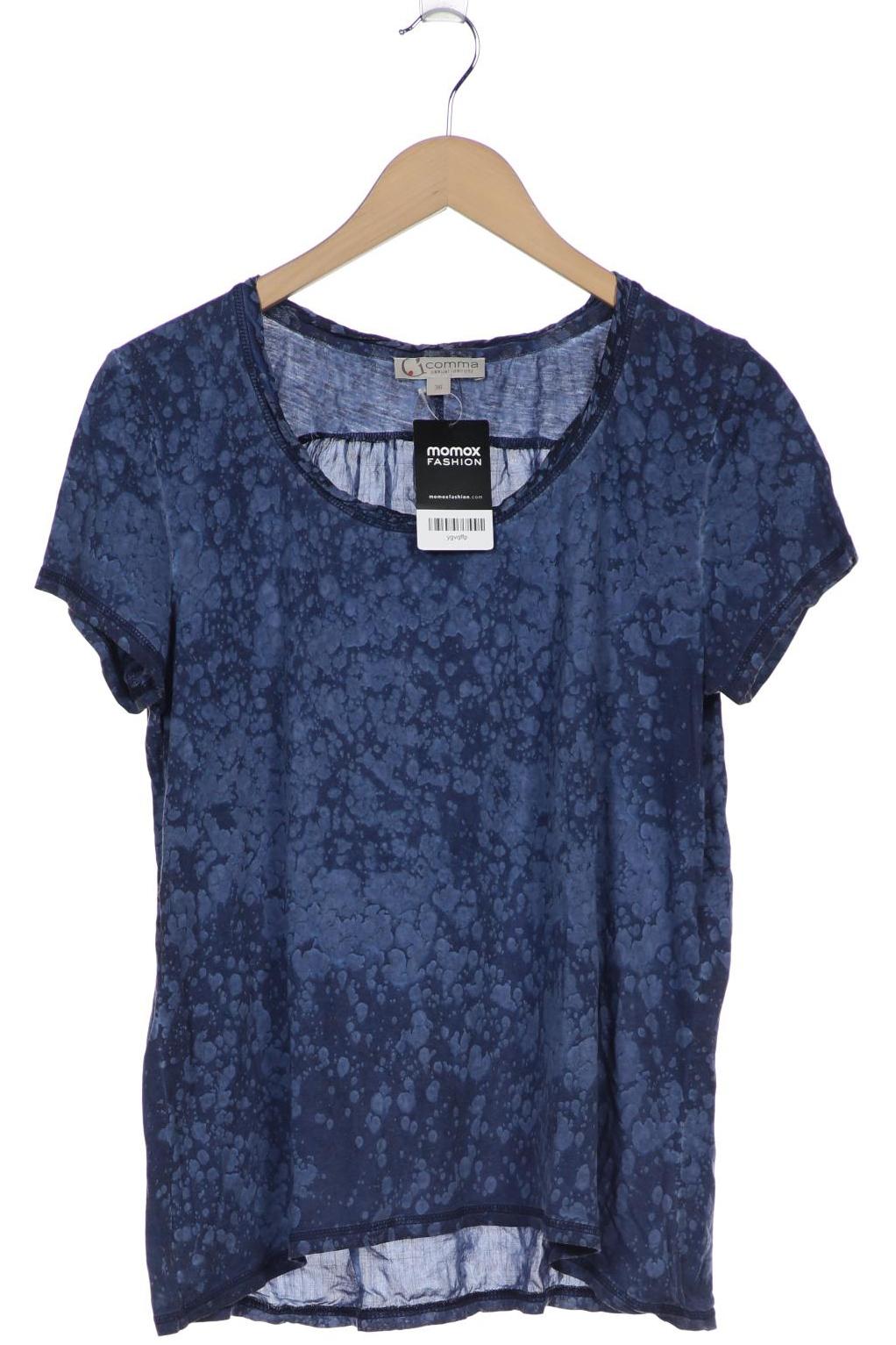 

Comma Damen T-Shirt, blau