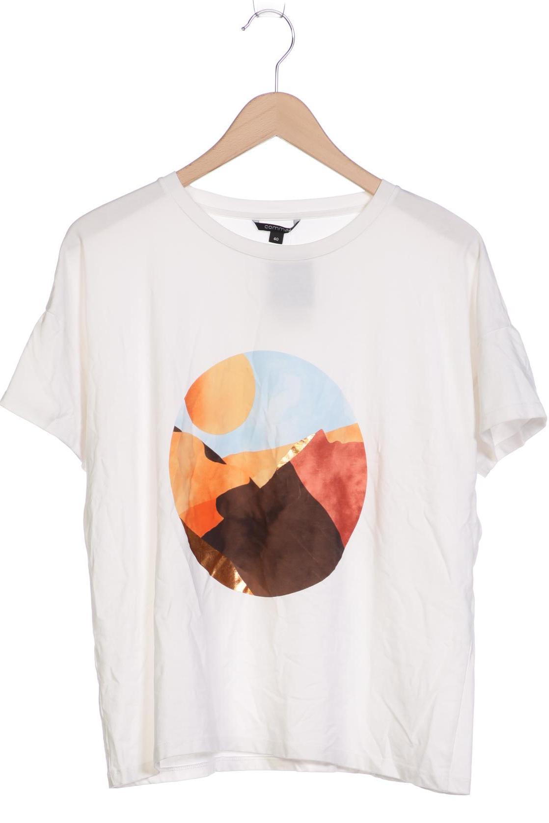 

Comma Damen T-Shirt, weiß