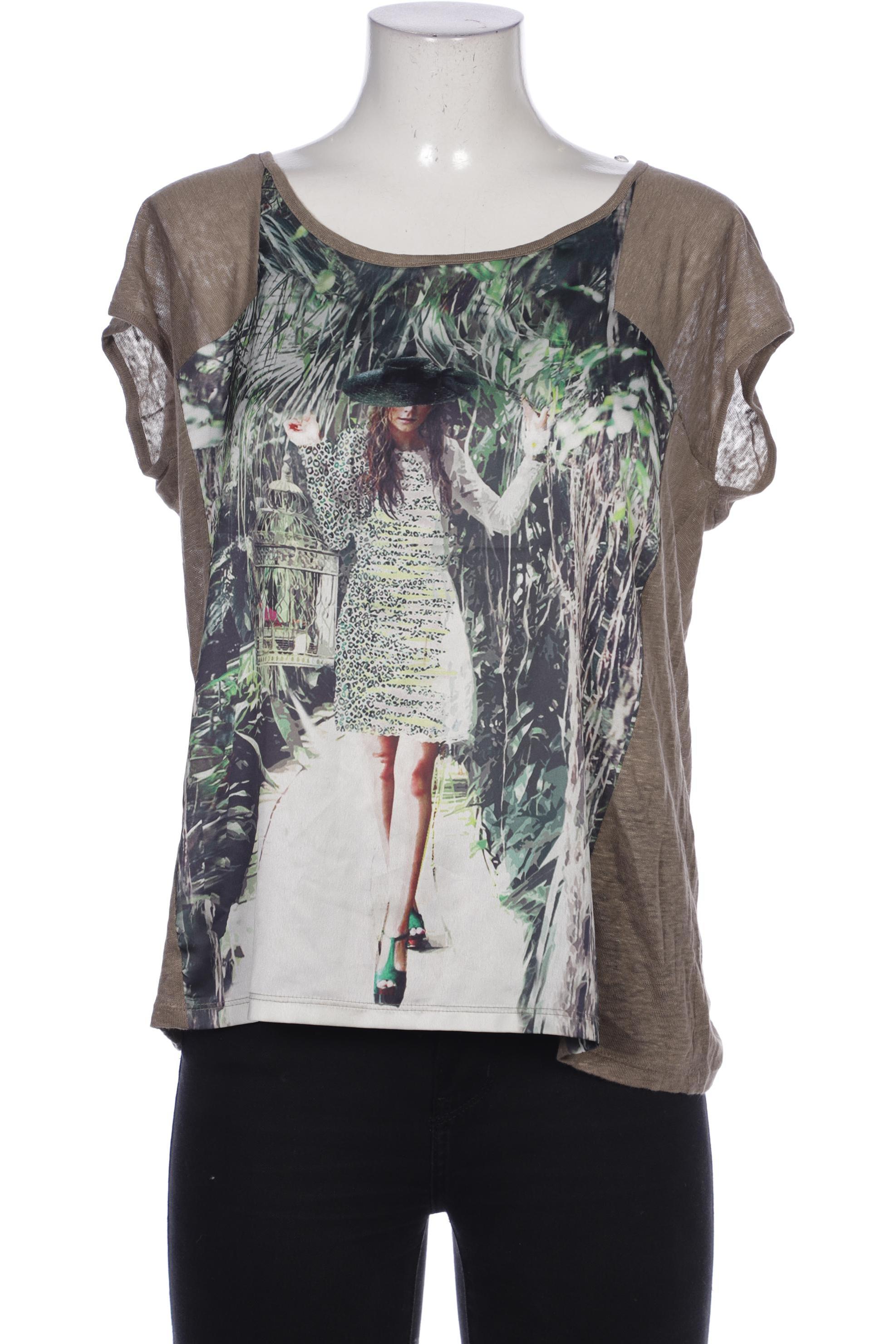 

Comma Damen T-Shirt, grün, Gr. 40