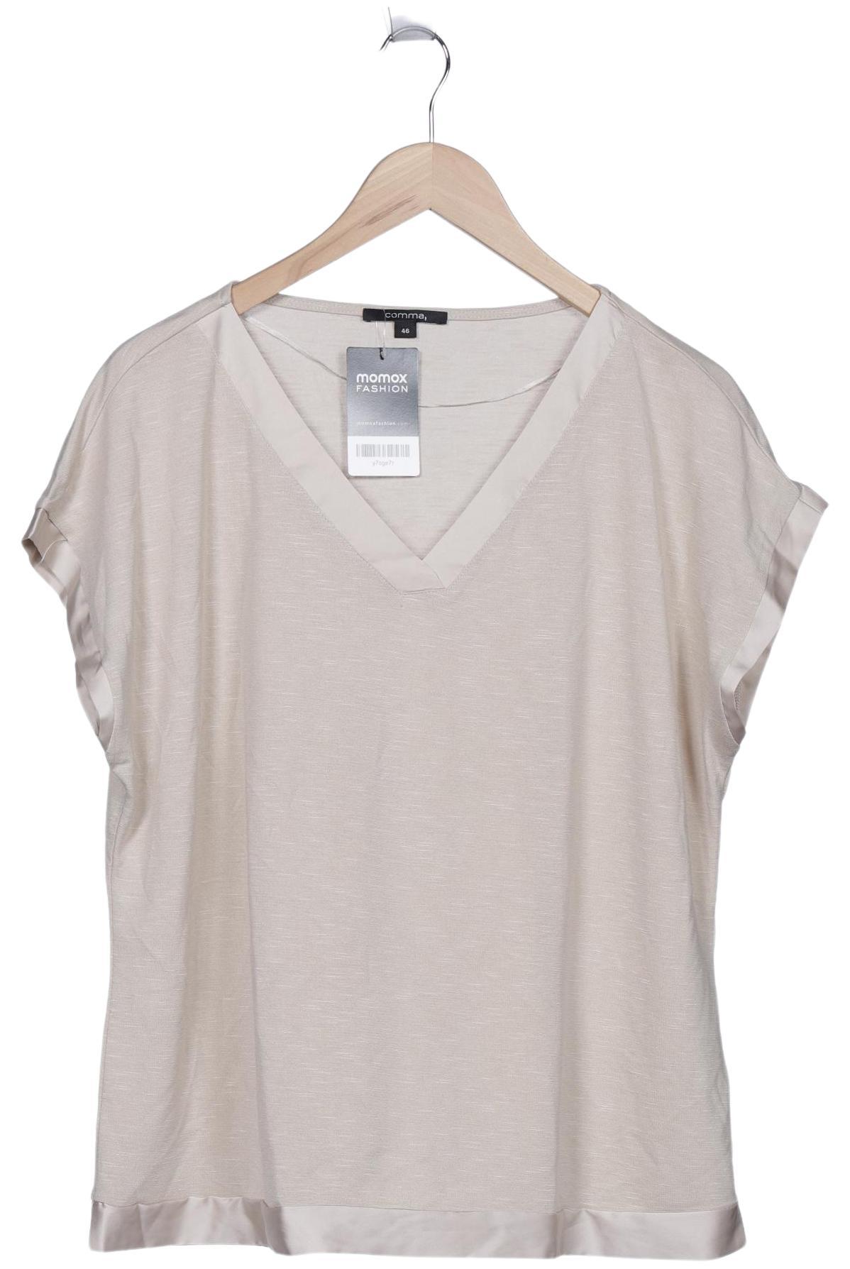 

Comma Damen T-Shirt, beige, Gr. 46