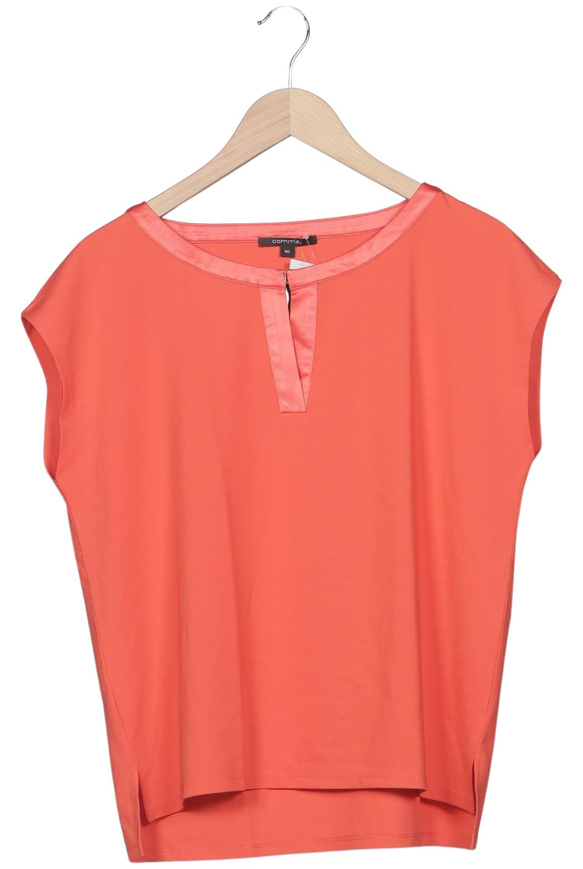 

Comma Damen T-Shirt, orange, Gr. 40